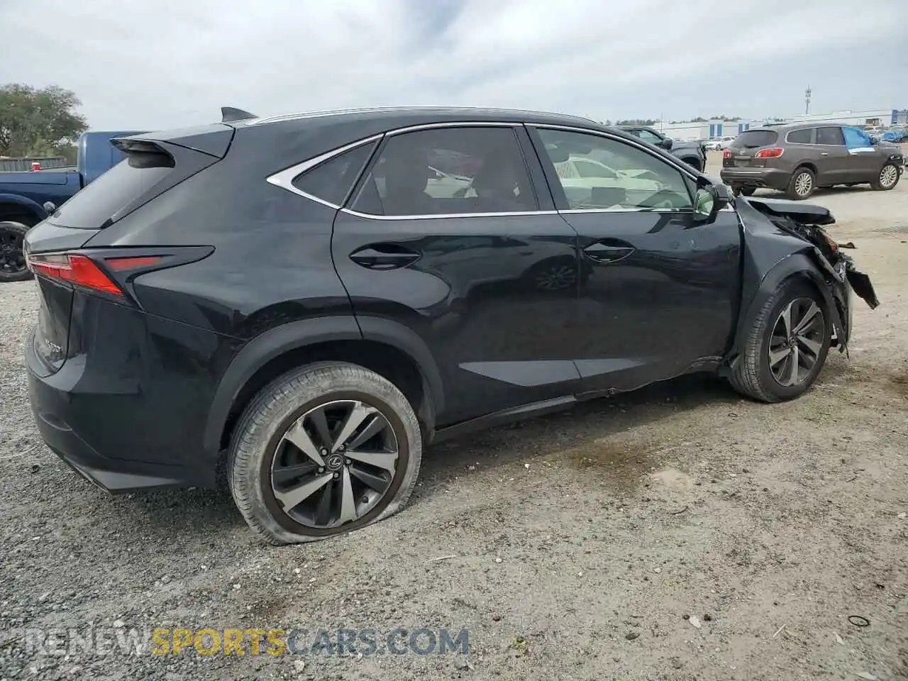 3 fotografías del automóvil dañado JTJGARDZXL2222267 LEXUS NX 2020