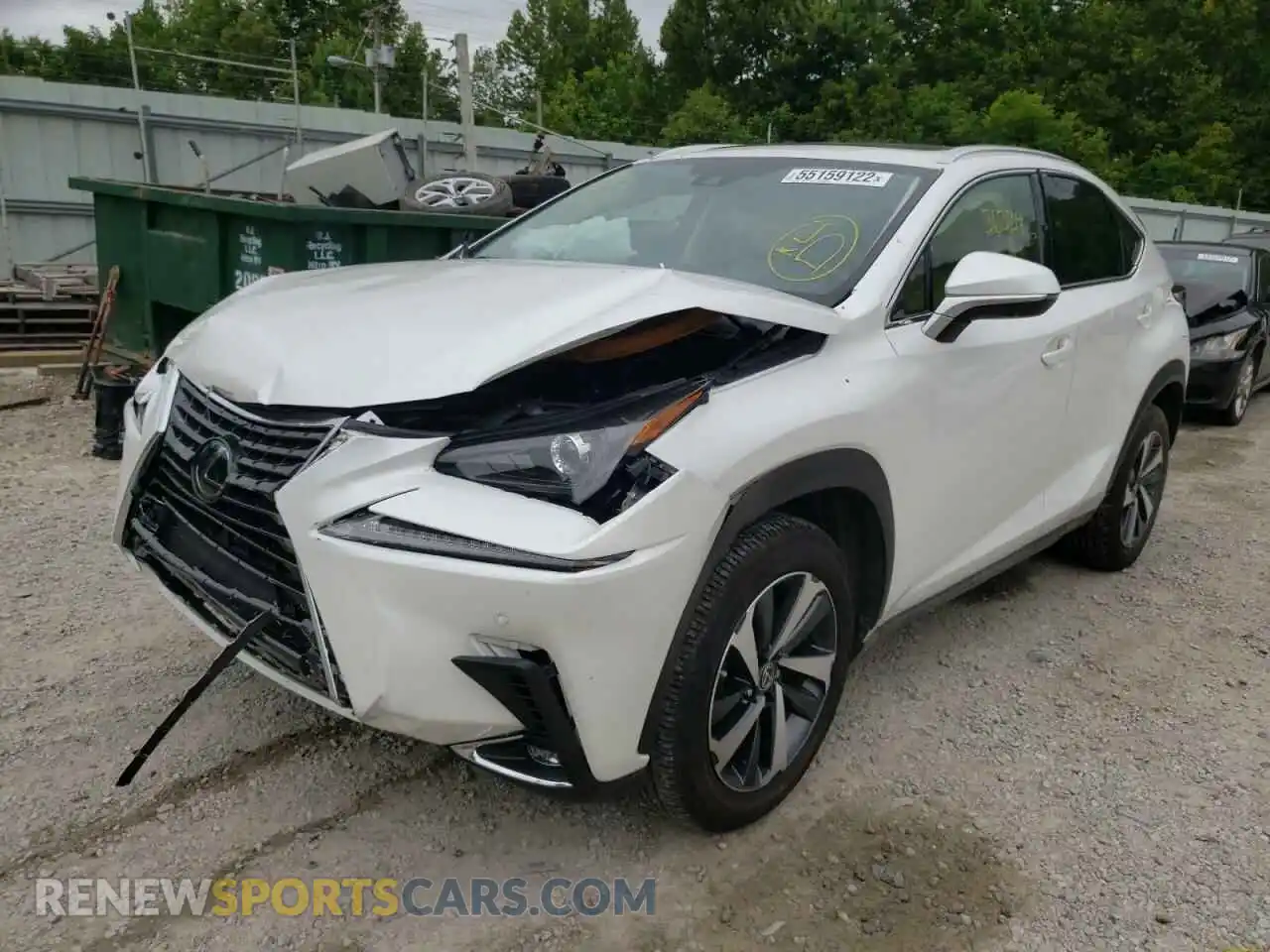 2 Photograph of a damaged car JTJGARDZXL5017627 LEXUS NX 2020