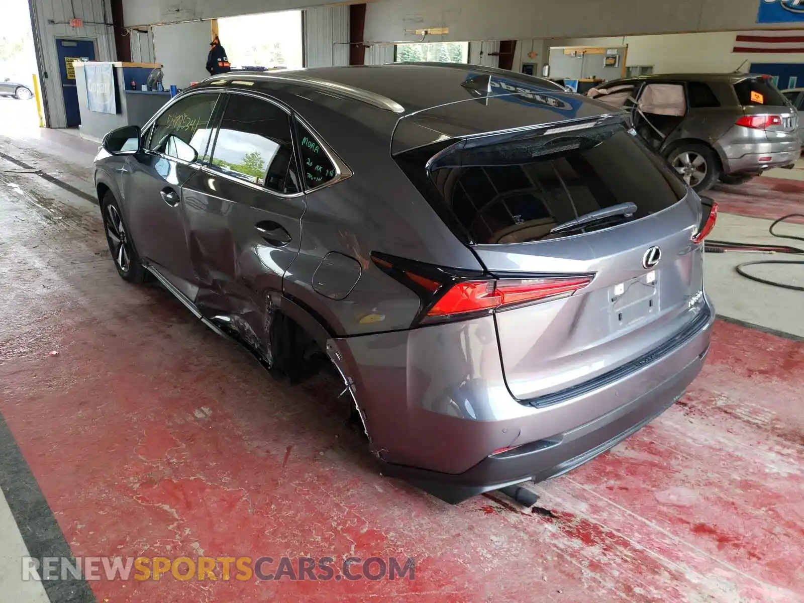 3 Фотография поврежденного автомобиля JTJGARDZXL5017871 LEXUS NX 2020