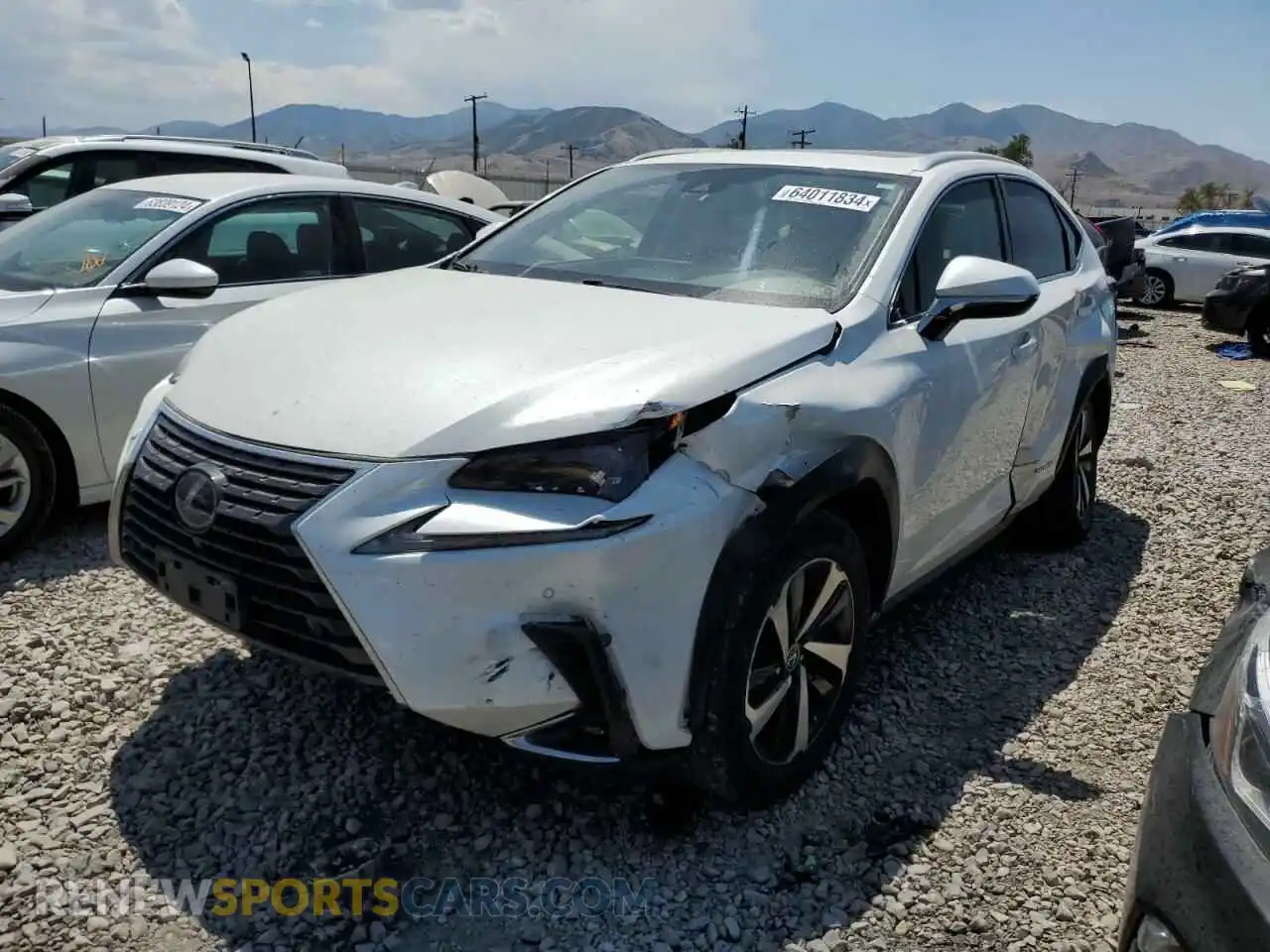 1 fotografías del automóvil dañado JTJGJRDZ5L2143458 LEXUS NX 2020