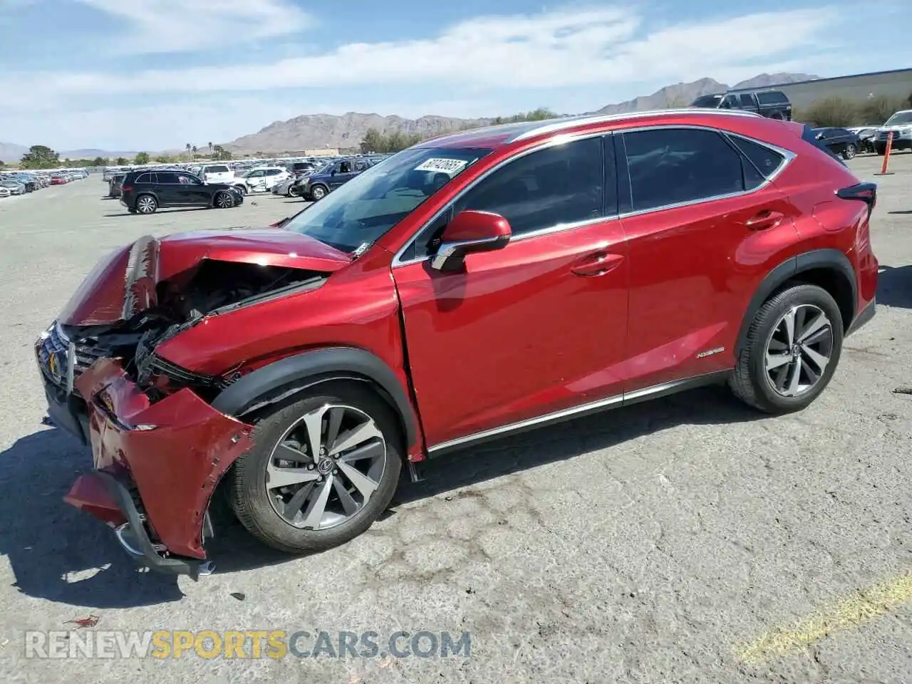 1 fotografías del automóvil dañado JTJGJRDZ8L5000440 LEXUS NX 2020