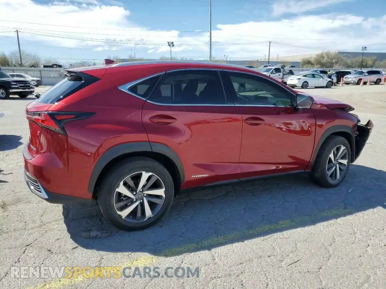 3 fotografías del automóvil dañado JTJGJRDZ8L5000440 LEXUS NX 2020