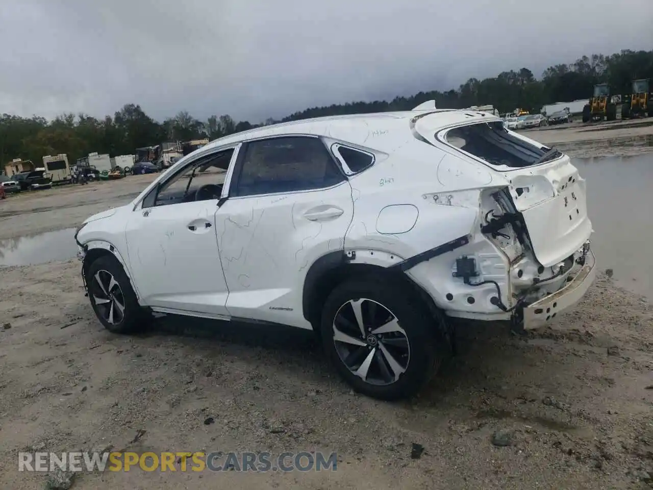 2 fotografías del automóvil dañado JTJGJRDZXL5009737 LEXUS NX 2020
