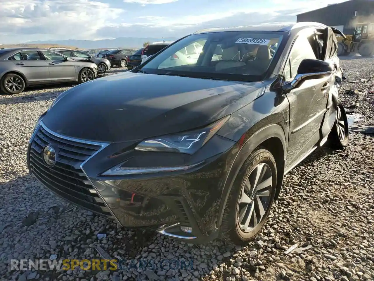 2 fotografías del automóvil dañado JTJHARDZ7L5016035 LEXUS NX 2020