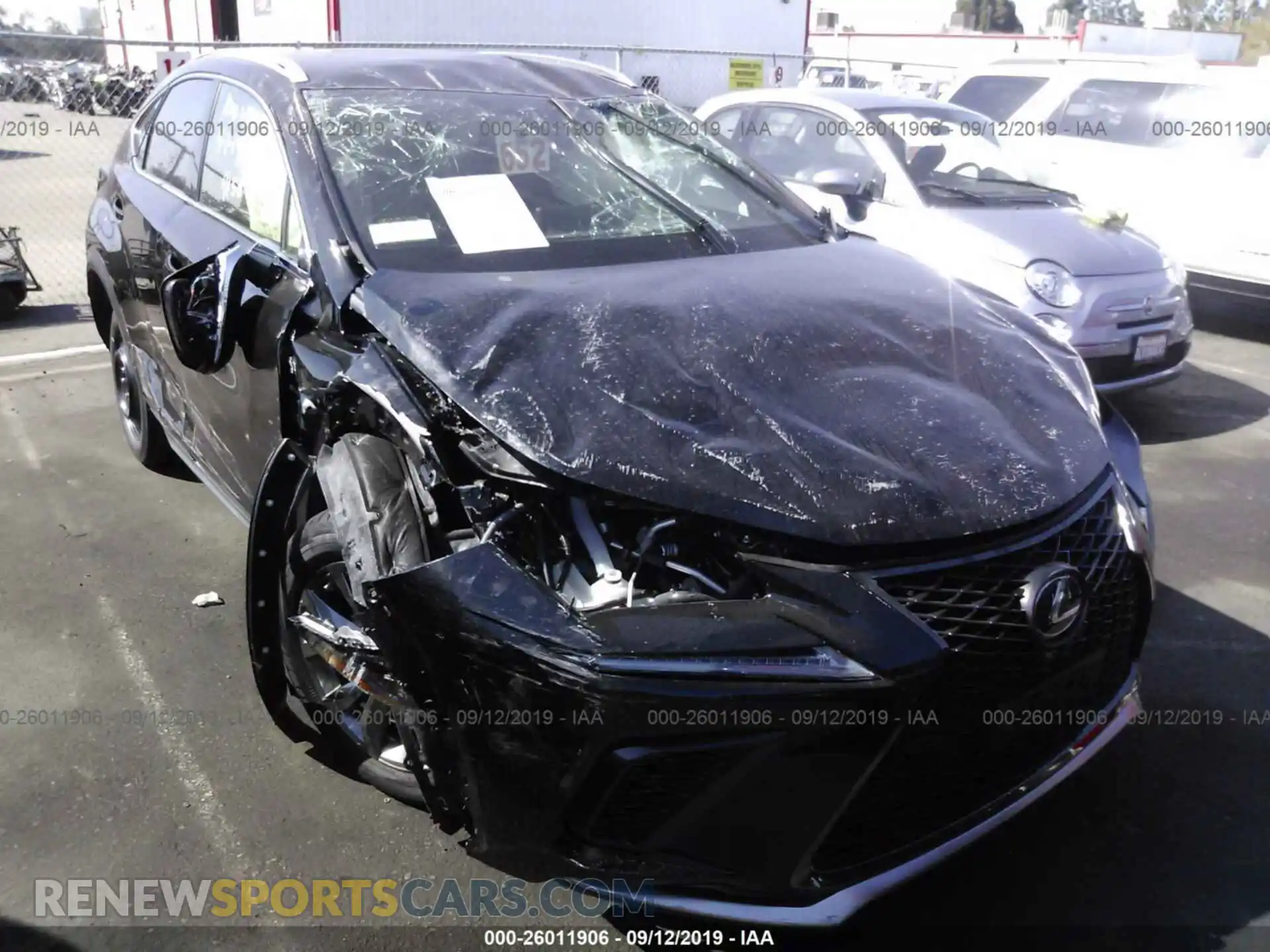 1 Photograph of a damaged car JTJJARBZ0L2159155 LEXUS NX 2020