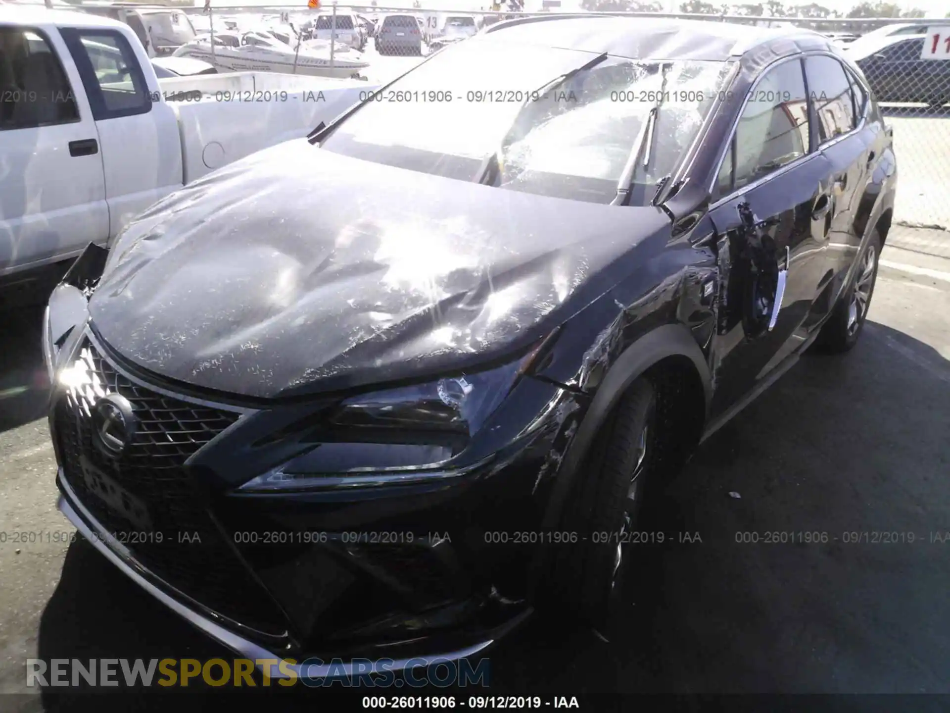 2 Photograph of a damaged car JTJJARBZ0L2159155 LEXUS NX 2020