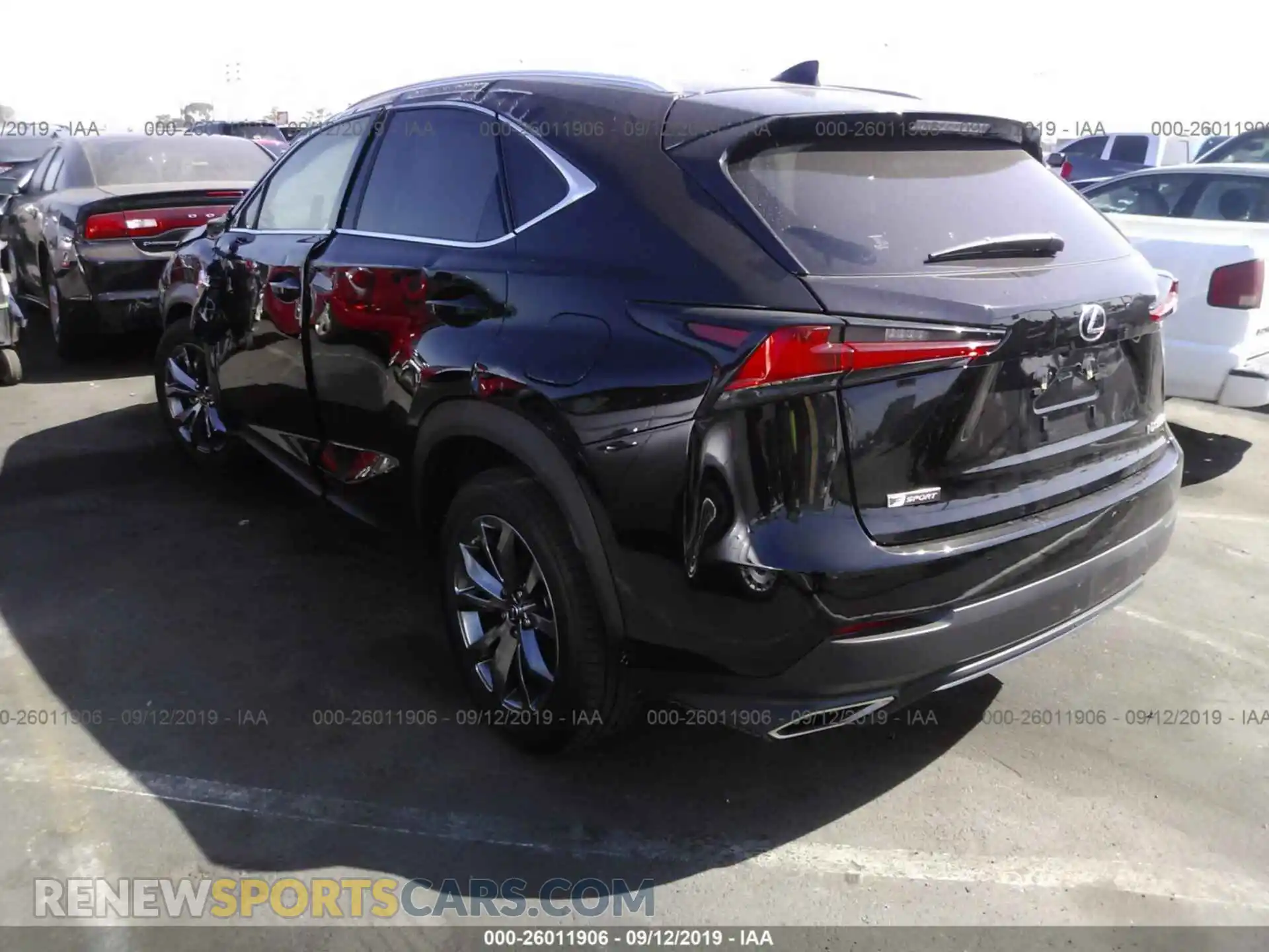 3 Photograph of a damaged car JTJJARBZ0L2159155 LEXUS NX 2020