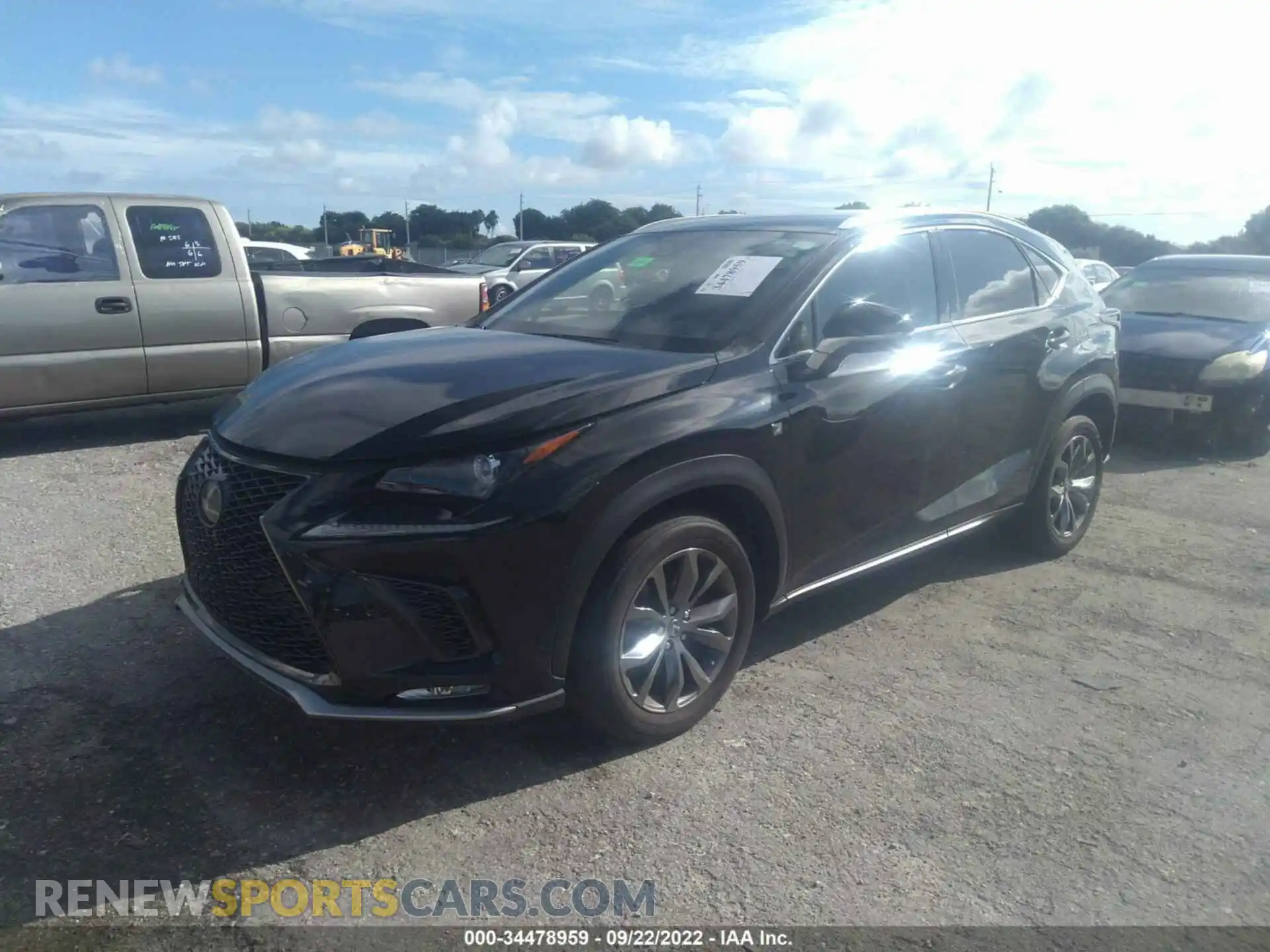 2 Photograph of a damaged car JTJJARBZ1L2171363 LEXUS NX 2020