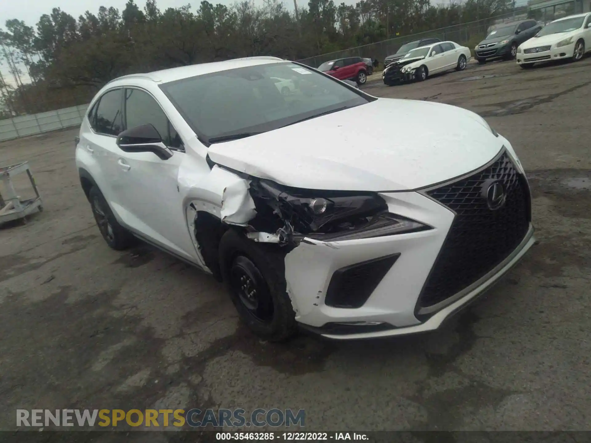 1 fotografías del automóvil dañado JTJJARBZ1L5015466 LEXUS NX 2020