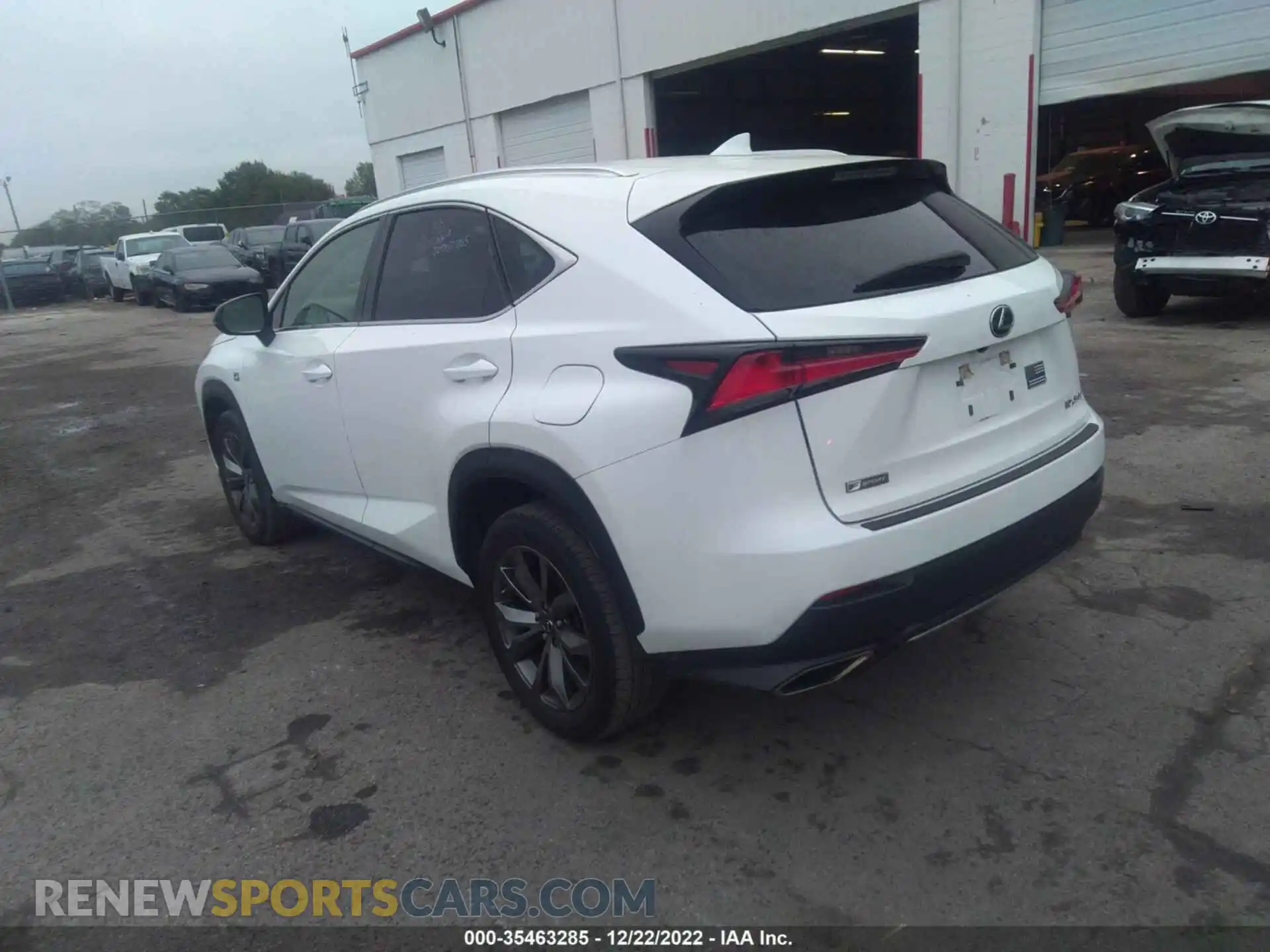 3 fotografías del automóvil dañado JTJJARBZ1L5015466 LEXUS NX 2020
