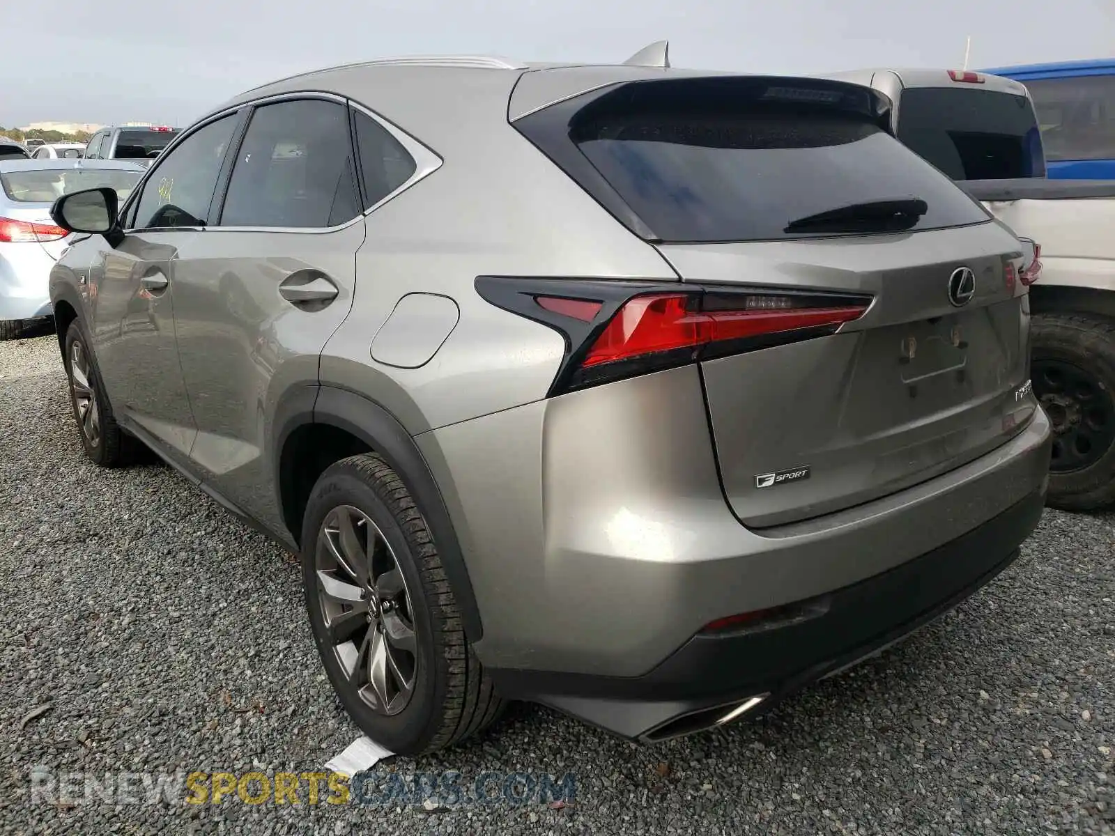 3 fotografías del automóvil dañado JTJJARBZ2L2173381 LEXUS NX 2020