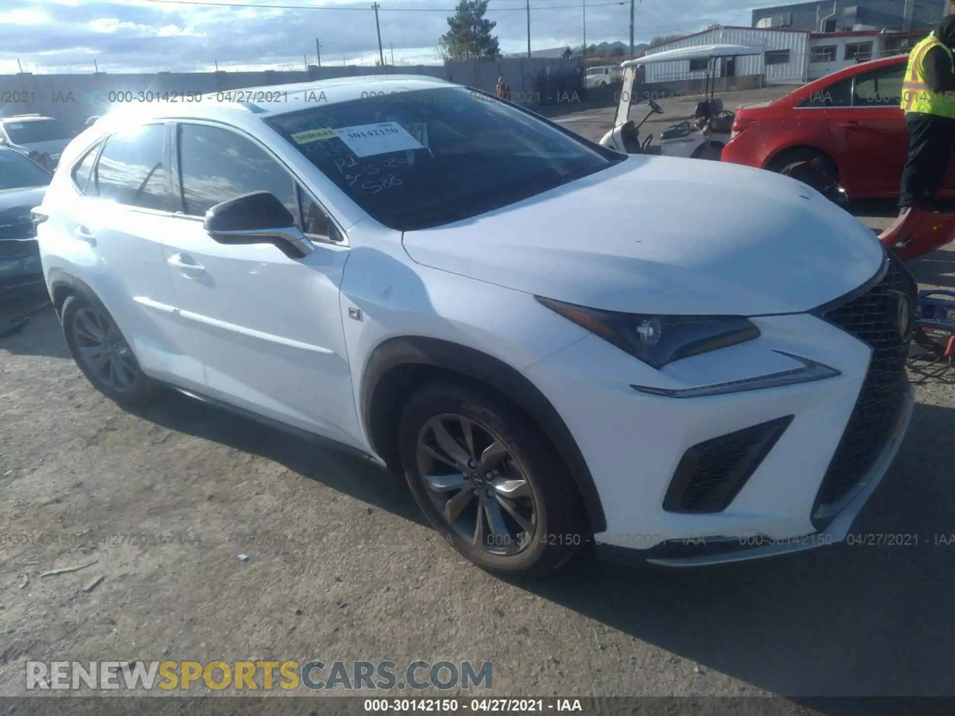 1 Photograph of a damaged car JTJSARBZ0L5006987 LEXUS NX 2020