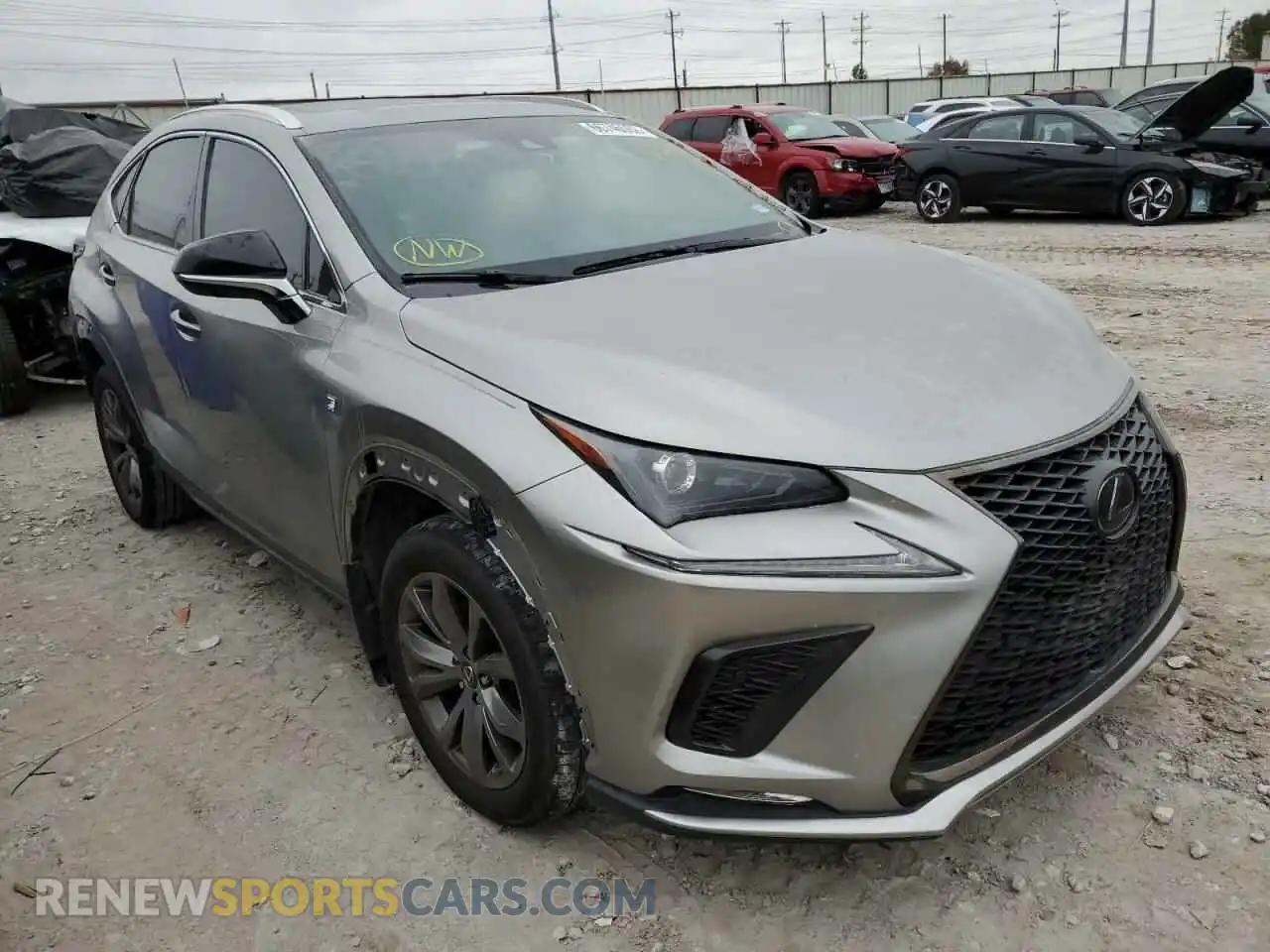 1 Photograph of a damaged car JTJSARBZ1L5006867 LEXUS NX 2020