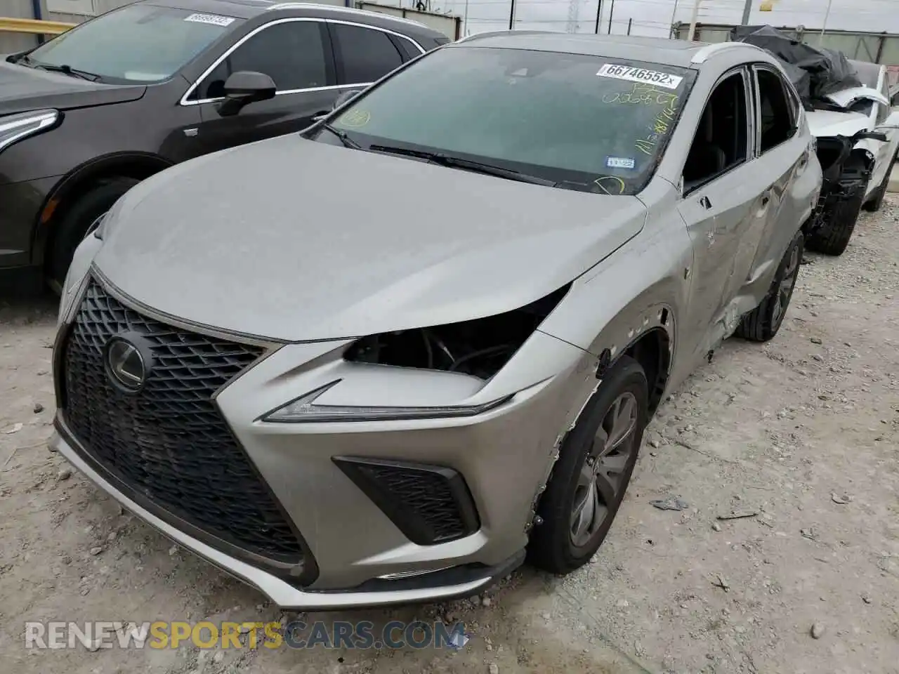 2 Photograph of a damaged car JTJSARBZ1L5006867 LEXUS NX 2020