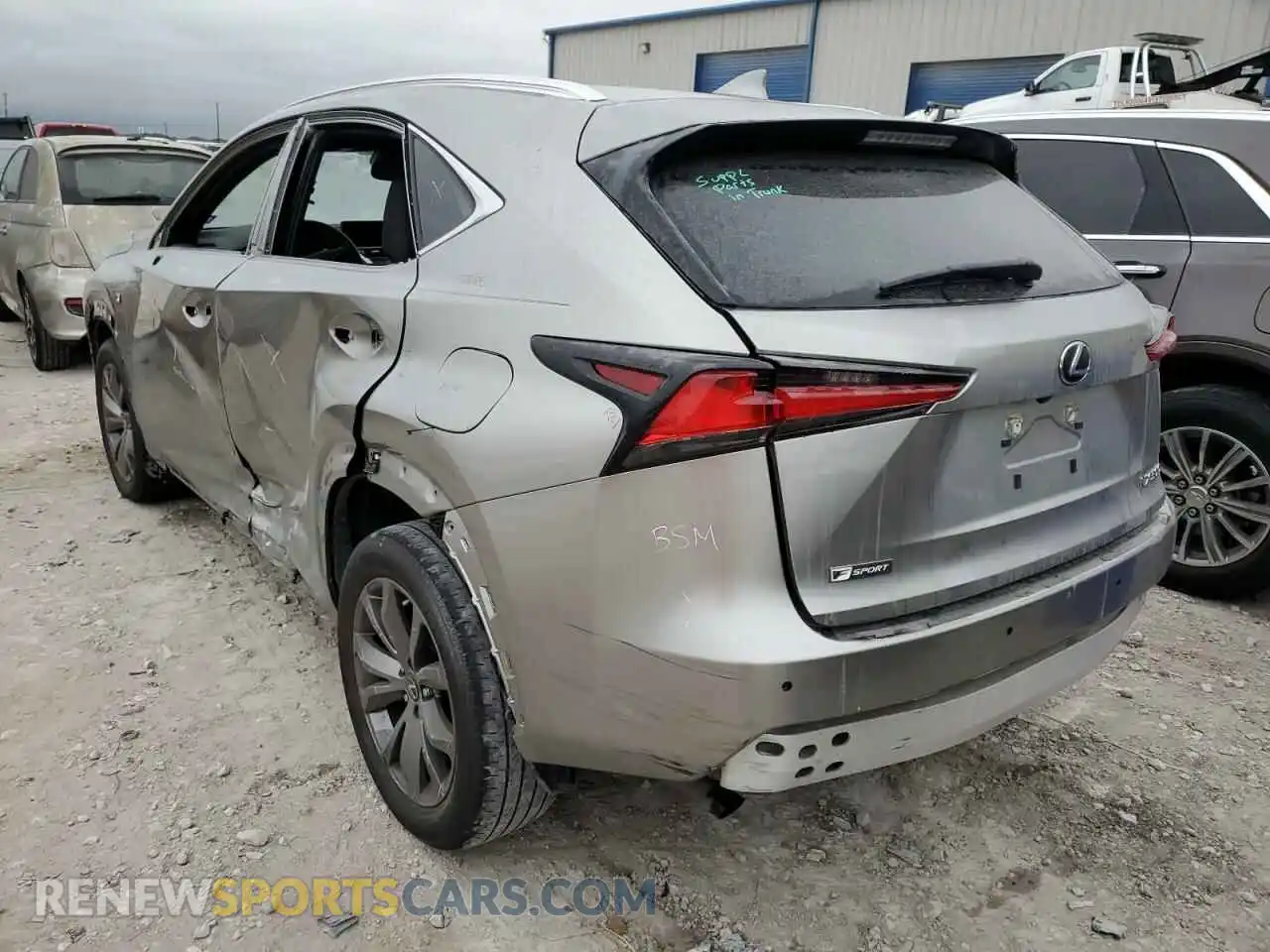 3 Photograph of a damaged car JTJSARBZ1L5006867 LEXUS NX 2020