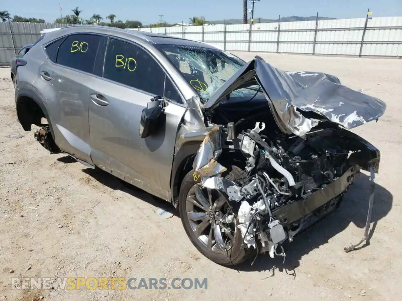 1 Photograph of a damaged car JTJSARBZ3L2159140 LEXUS NX 2020