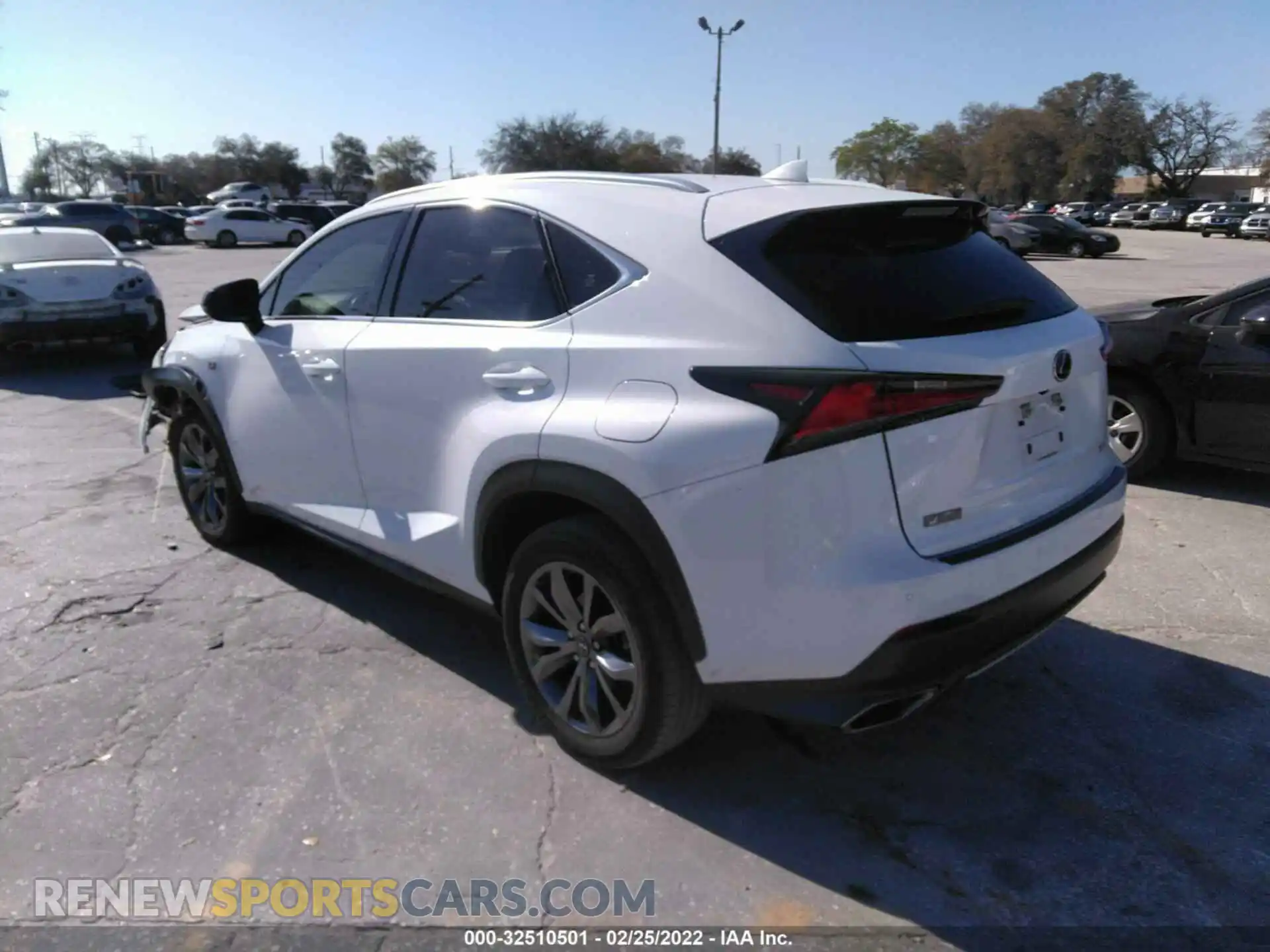 3 Photograph of a damaged car JTJSARBZ6L5014950 LEXUS NX 2020