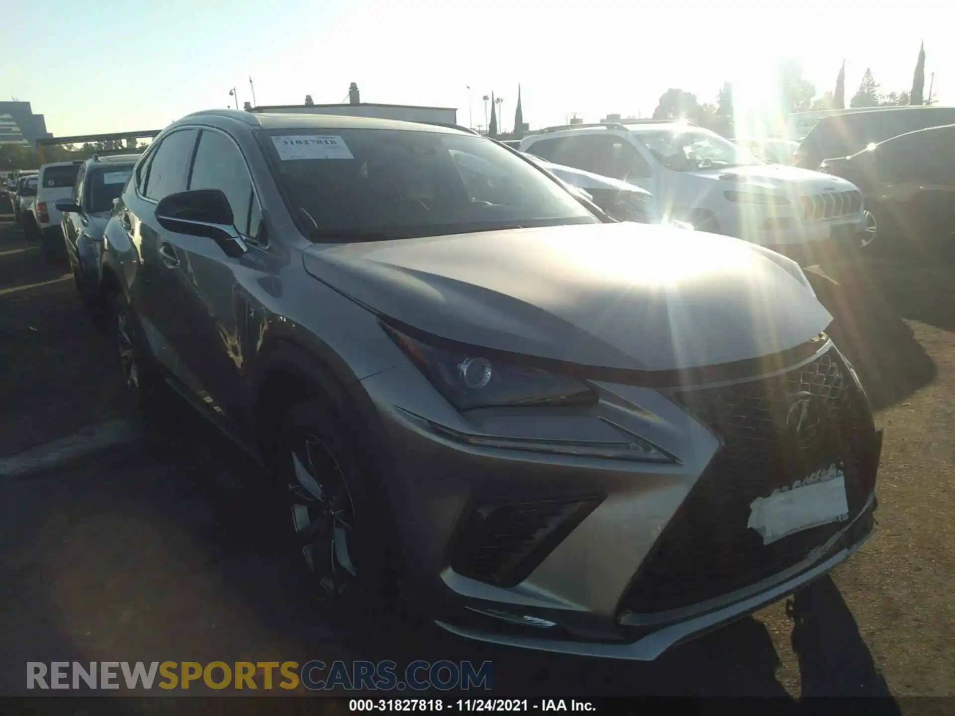1 Photograph of a damaged car JTJSARBZ7L5001995 LEXUS NX 2020