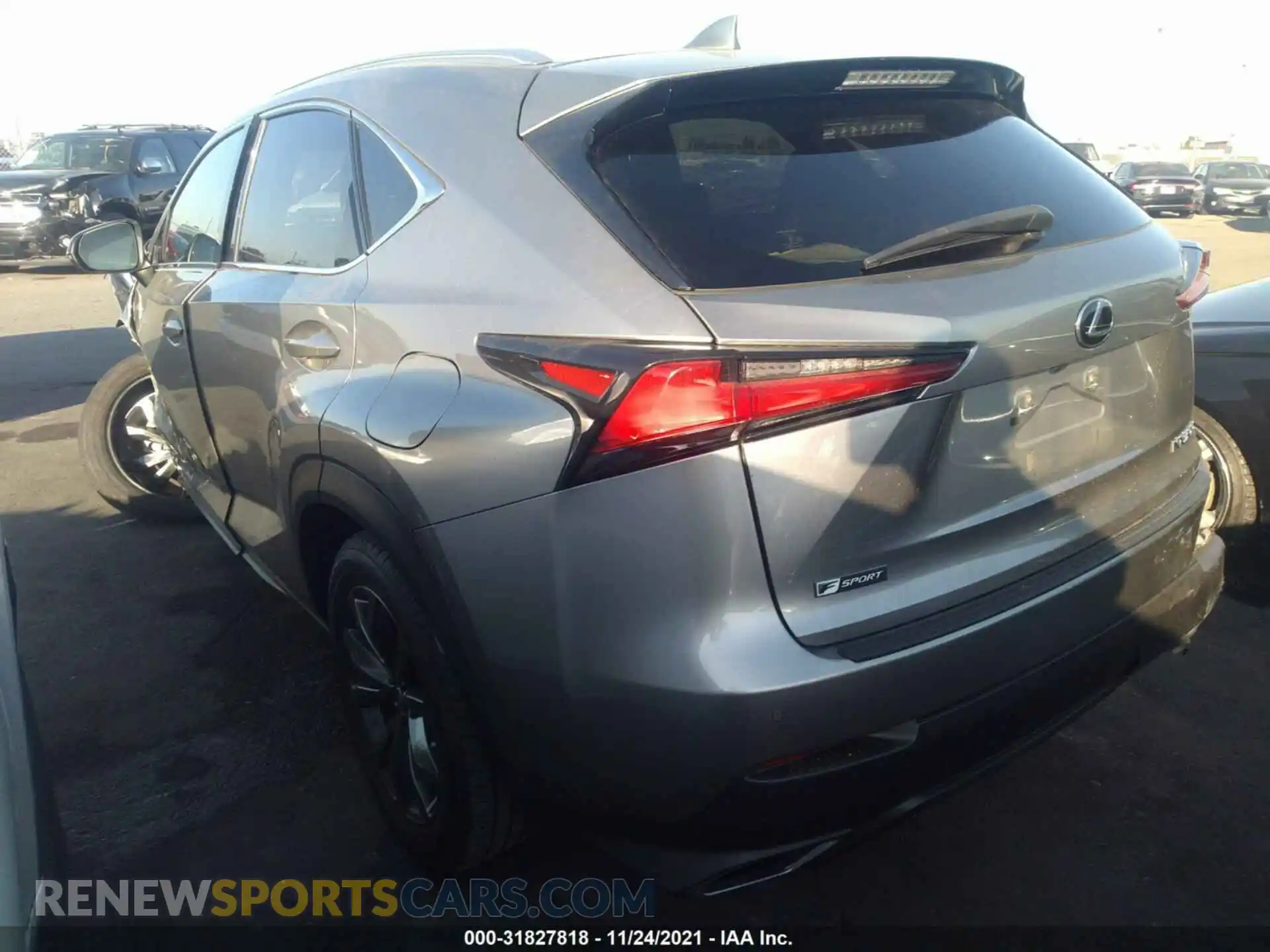 3 Photograph of a damaged car JTJSARBZ7L5001995 LEXUS NX 2020