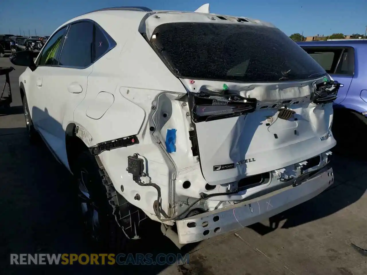 3 Photograph of a damaged car JTJSARBZ7L5002516 LEXUS NX 2020