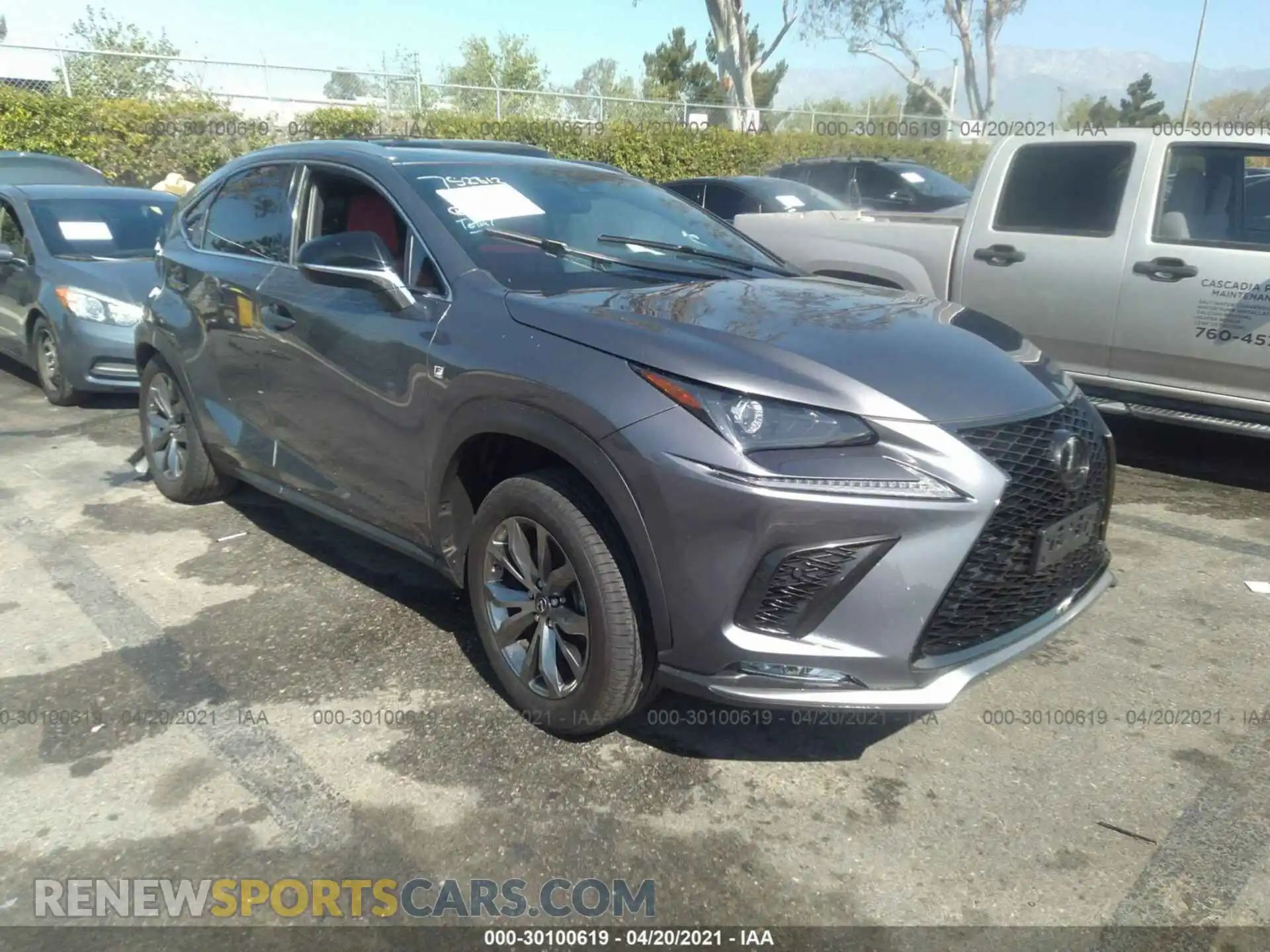 1 Photograph of a damaged car JTJSARBZ8L2161191 LEXUS NX 2020