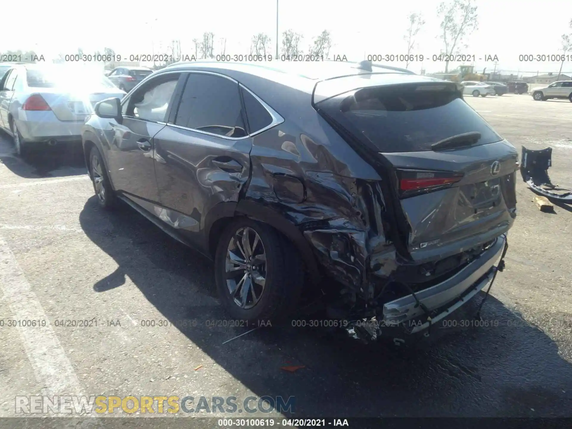 3 Photograph of a damaged car JTJSARBZ8L2161191 LEXUS NX 2020