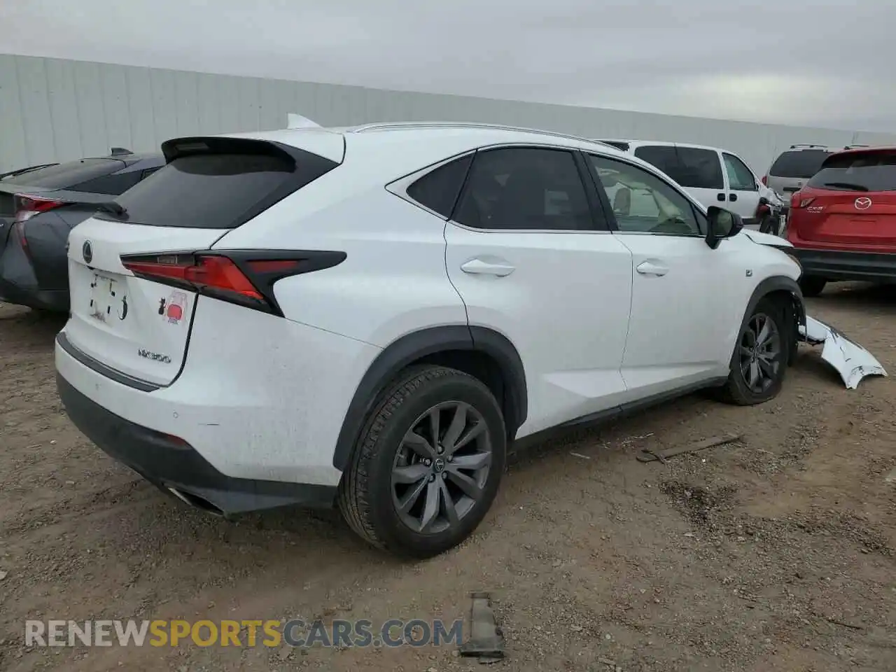 3 fotografías del automóvil dañado JTJSARBZ8L2172238 LEXUS NX 2020