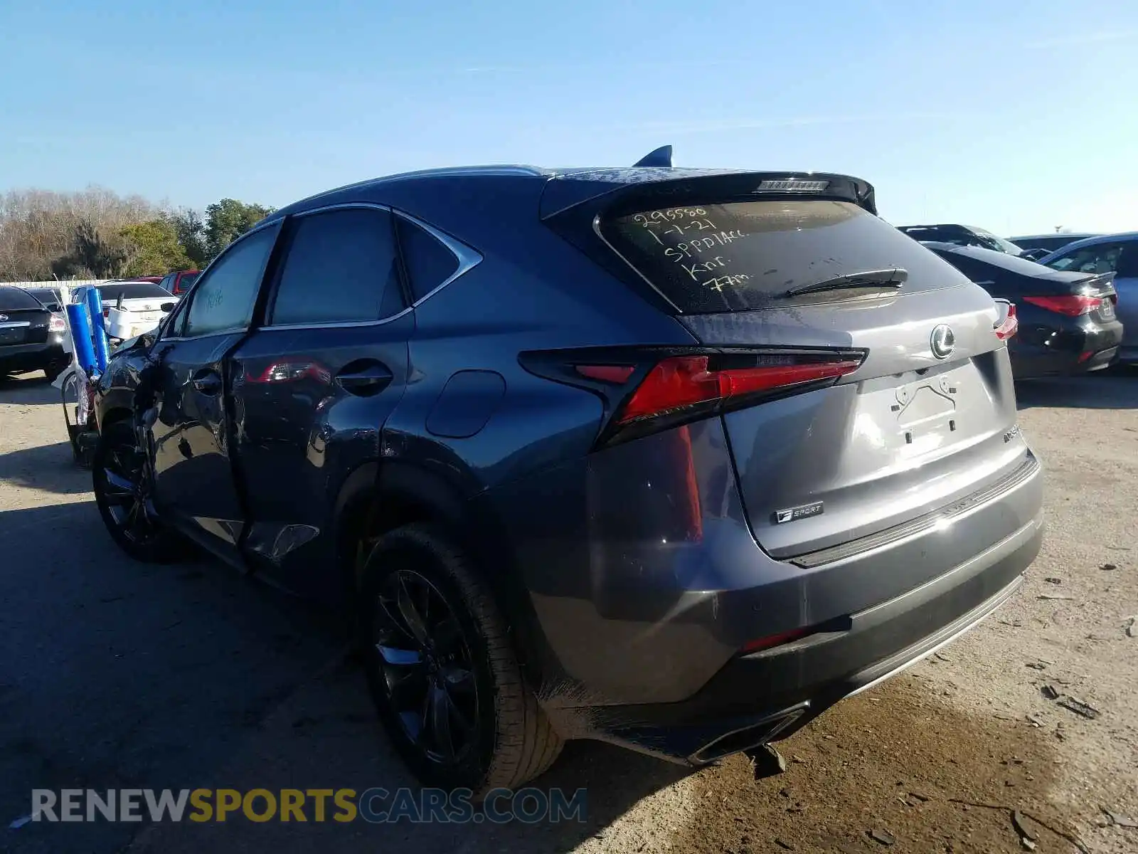 3 Photograph of a damaged car JTJSARBZ9L2166352 LEXUS NX 2020