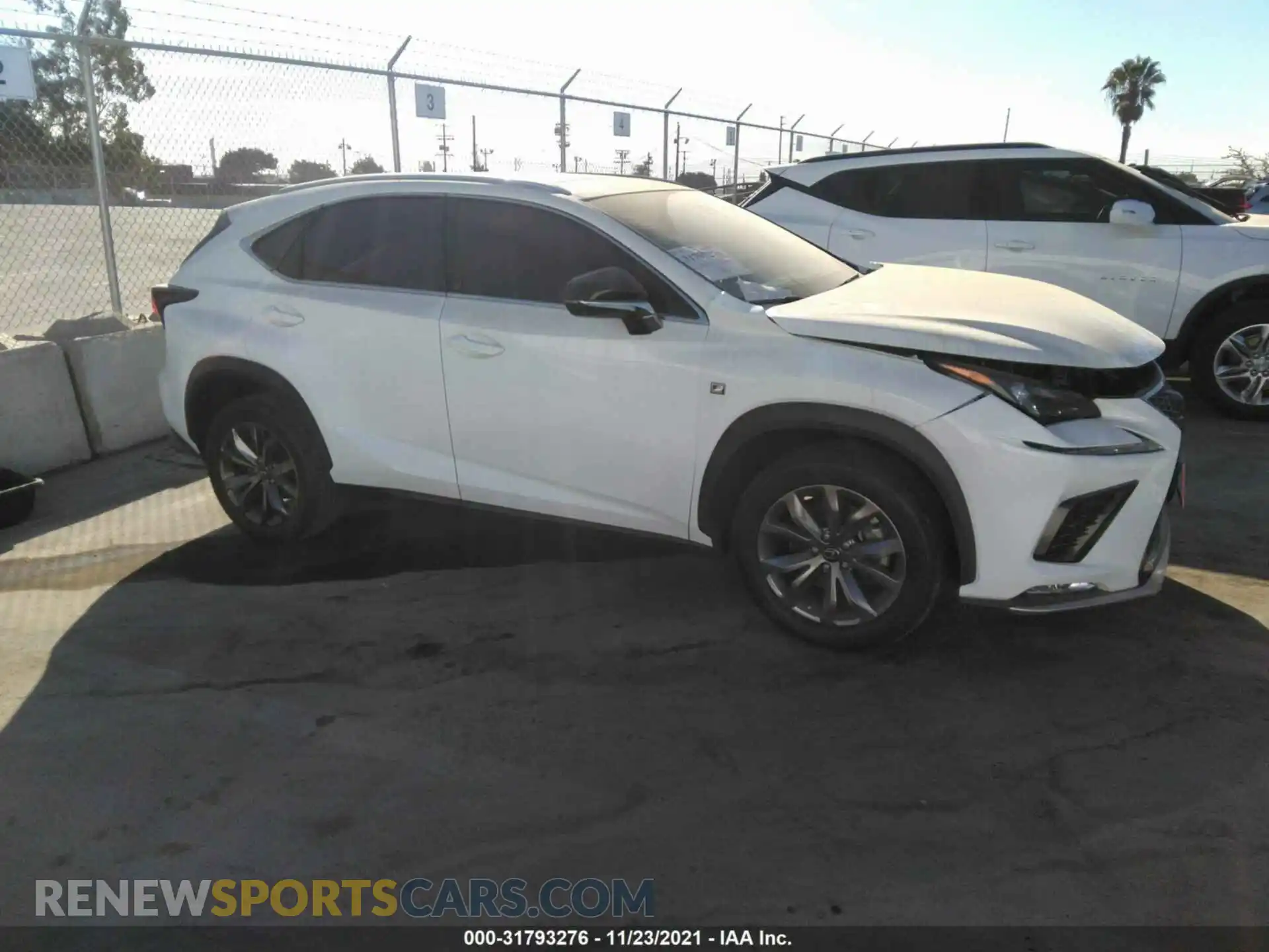 1 Photograph of a damaged car JTJSARBZ9L2173043 LEXUS NX 2020