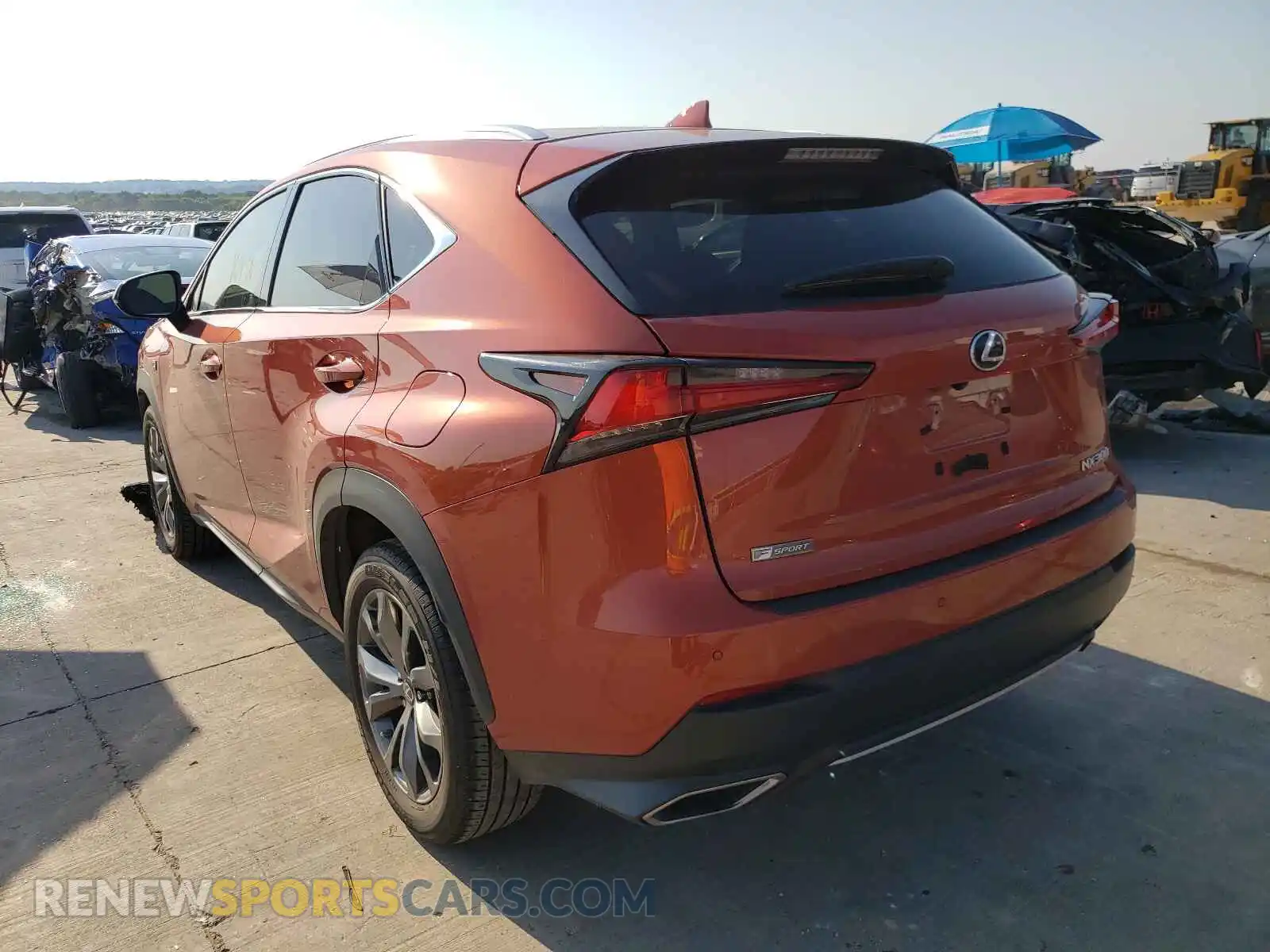 3 Photograph of a damaged car JTJSARBZXL2164044 LEXUS NX 2020