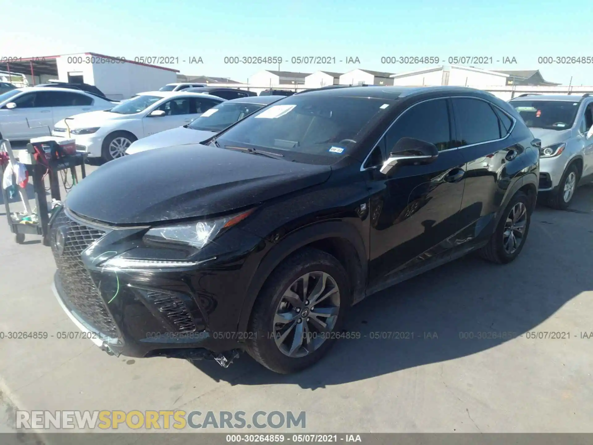 2 Photograph of a damaged car JTJSARBZXL2174766 LEXUS NX 2020