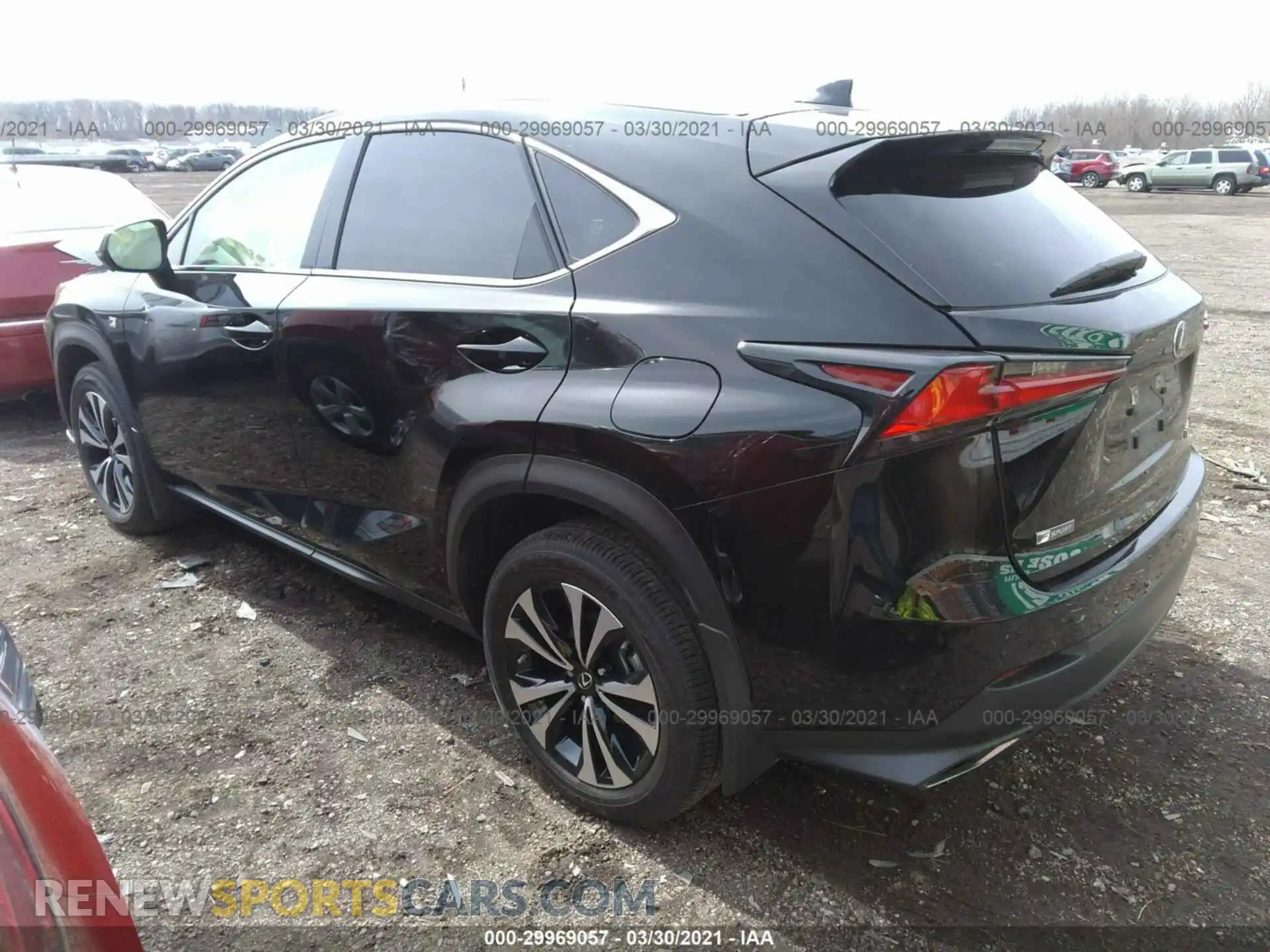 3 fotografías del automóvil dañado JTJSARDZ0L5012737 LEXUS NX 2020