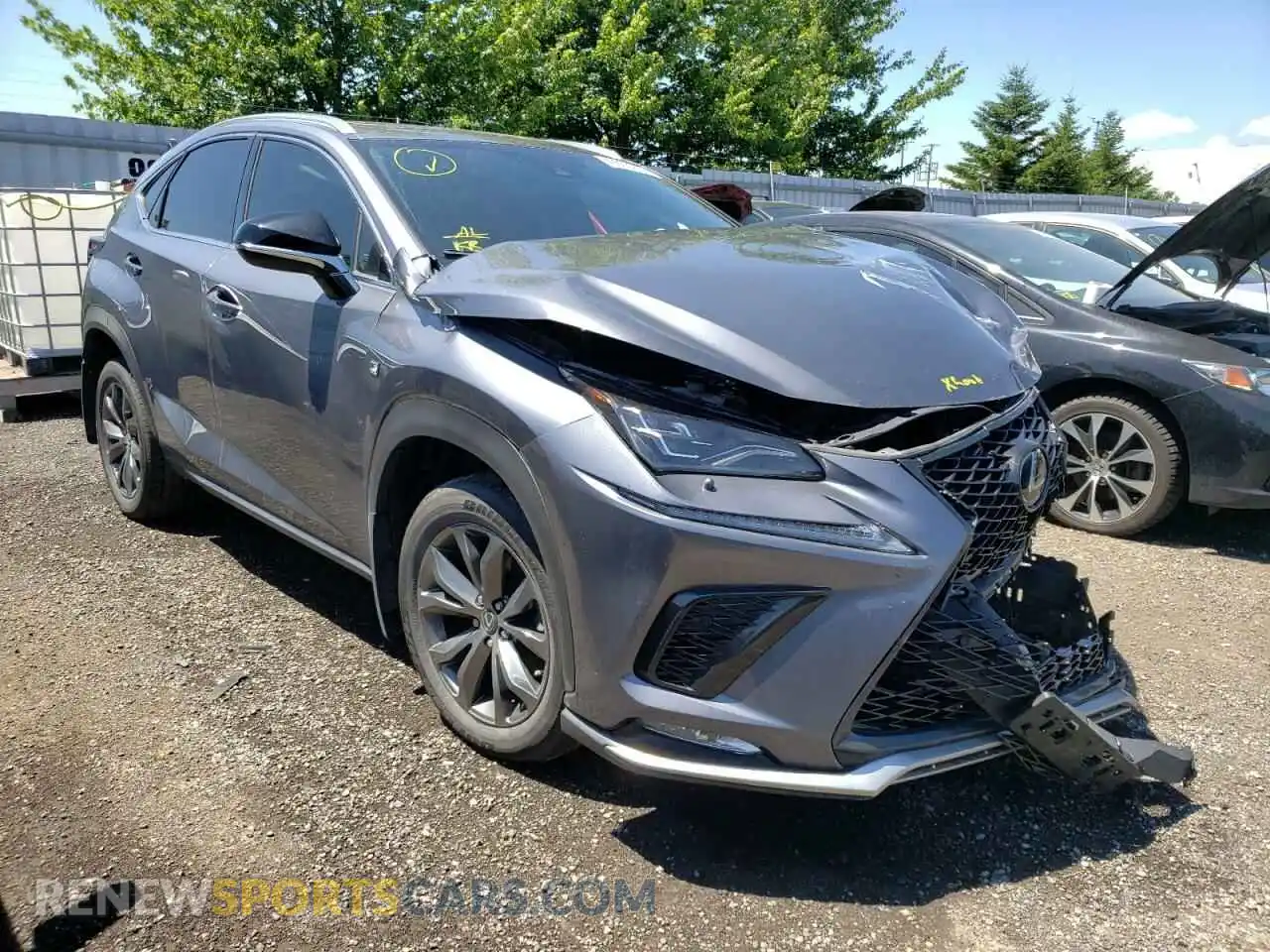 1 Фотография поврежденного автомобиля JTJSARDZ2L5012156 LEXUS NX 2020