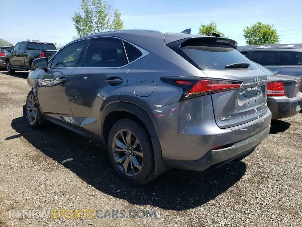 3 Фотография поврежденного автомобиля JTJSARDZ2L5012156 LEXUS NX 2020