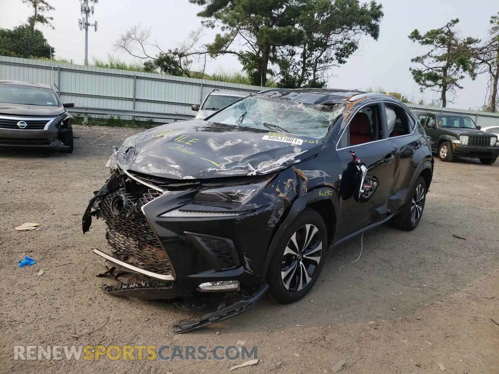 2 Photograph of a damaged car JTJSARDZ4L2226714 LEXUS NX 2020