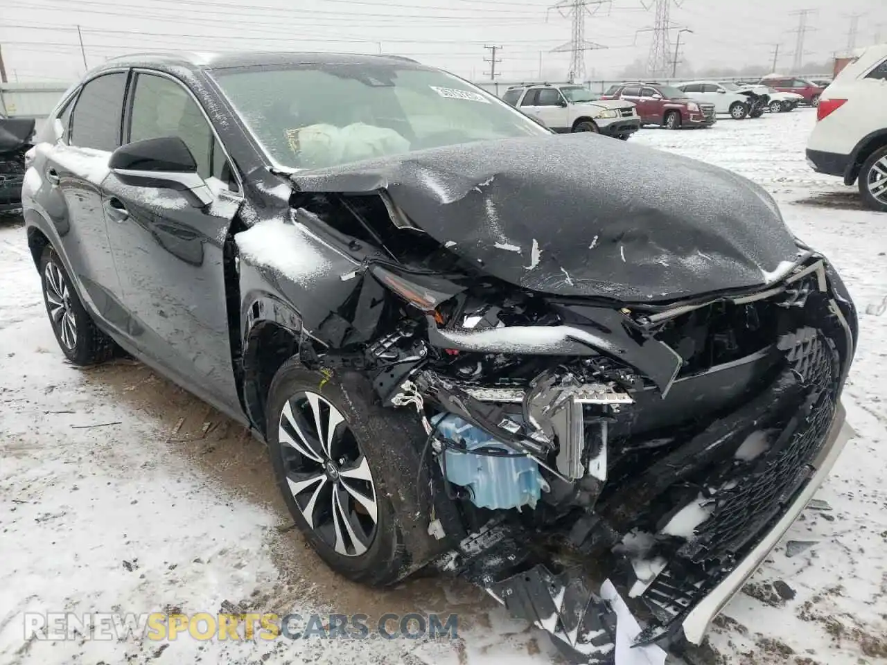 1 Photograph of a damaged car JTJSARDZ4L2231900 LEXUS NX 2020