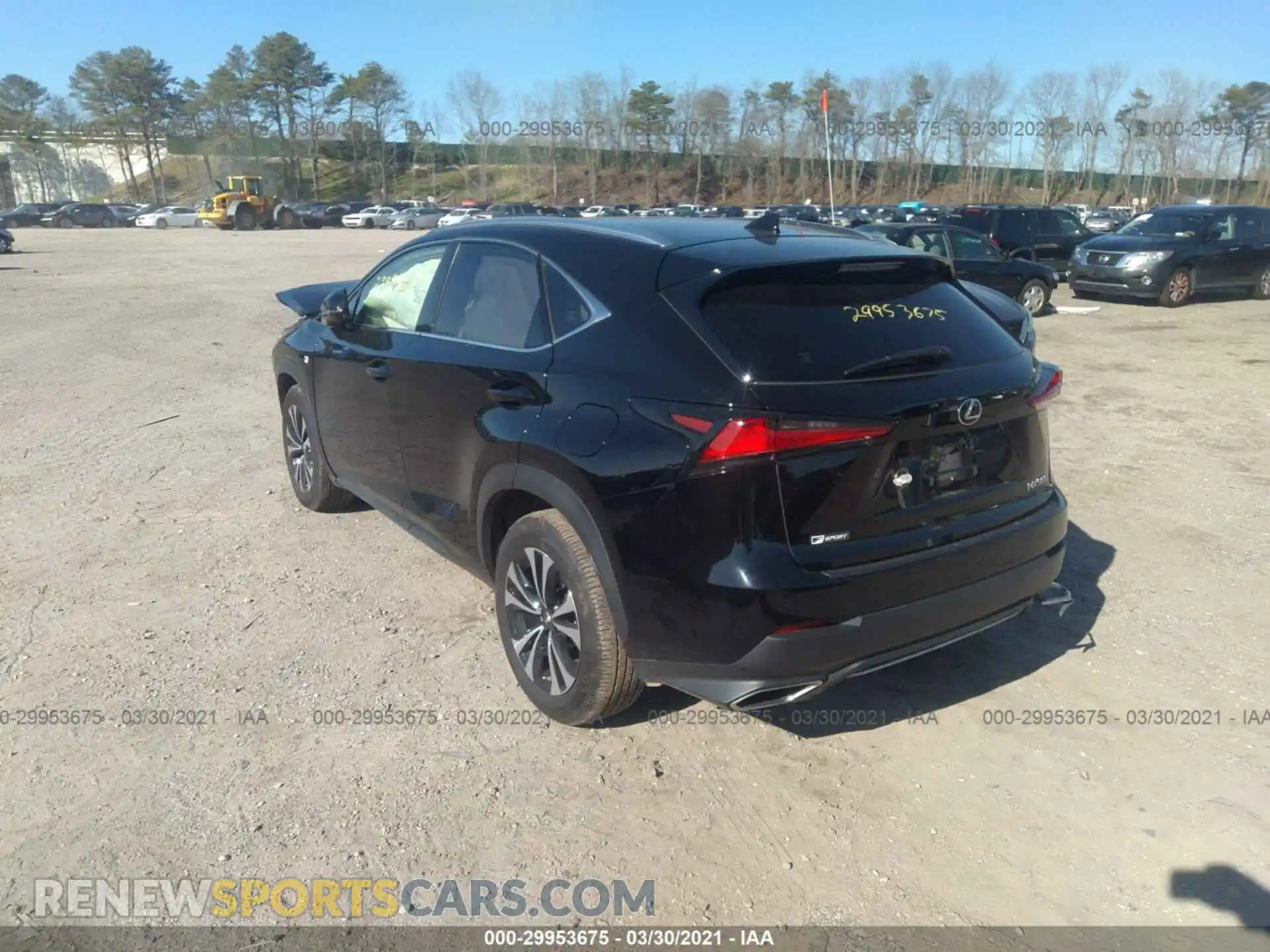 3 Photograph of a damaged car JTJSARDZ4L2232643 LEXUS NX 2020