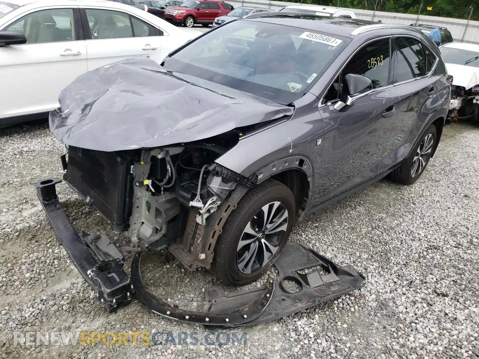 2 Photograph of a damaged car JTJSARDZ4L5002468 LEXUS NX 2020