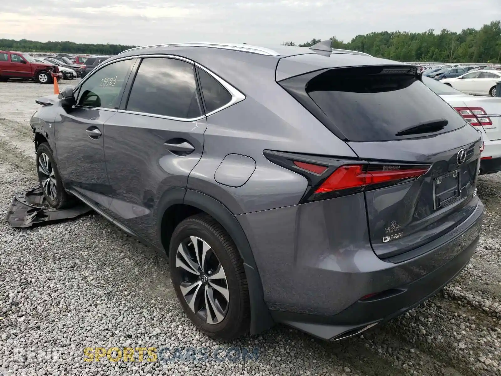 3 Photograph of a damaged car JTJSARDZ4L5002468 LEXUS NX 2020