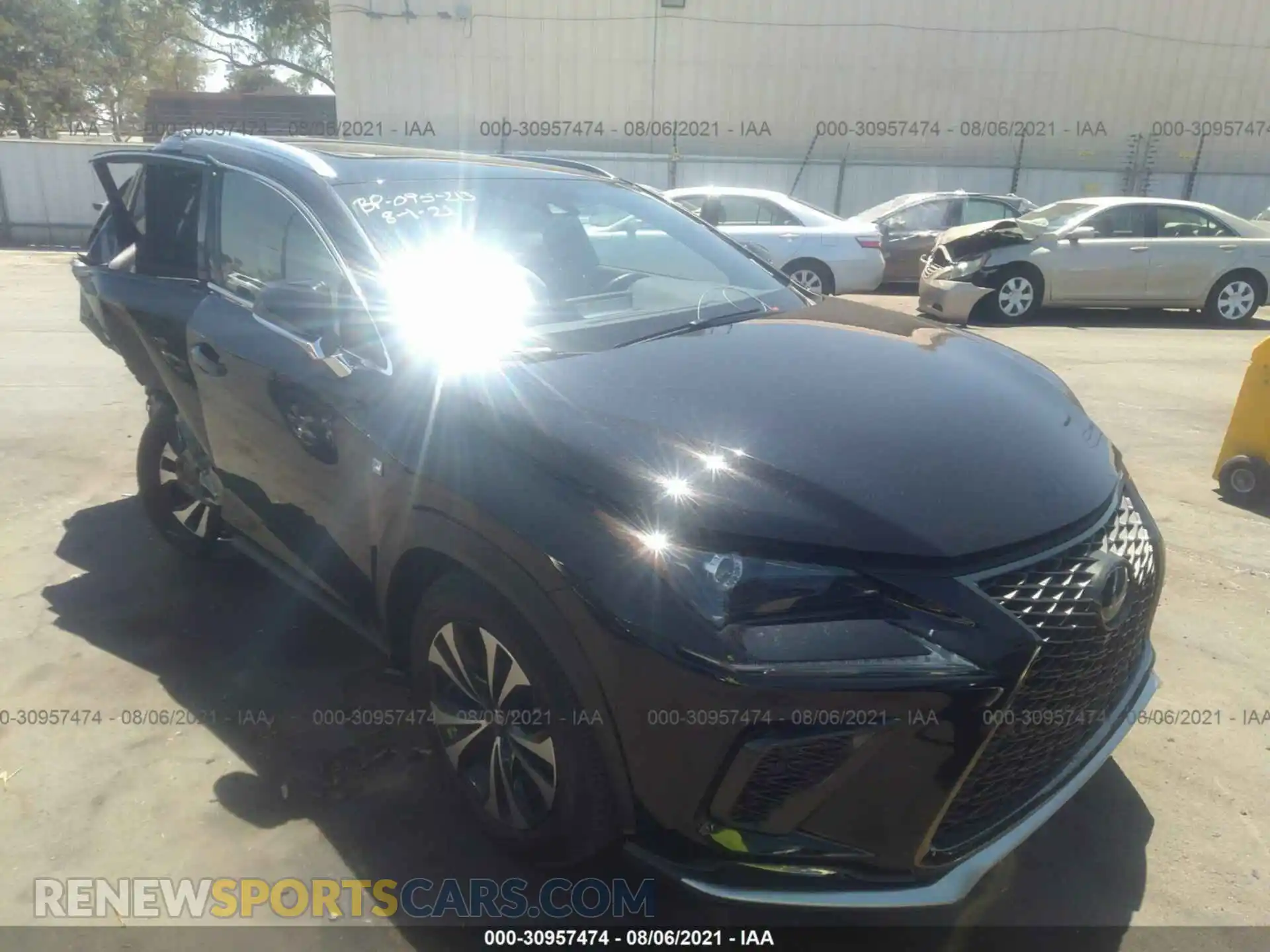 1 Photograph of a damaged car JTJSARDZ6L2235947 LEXUS NX 2020