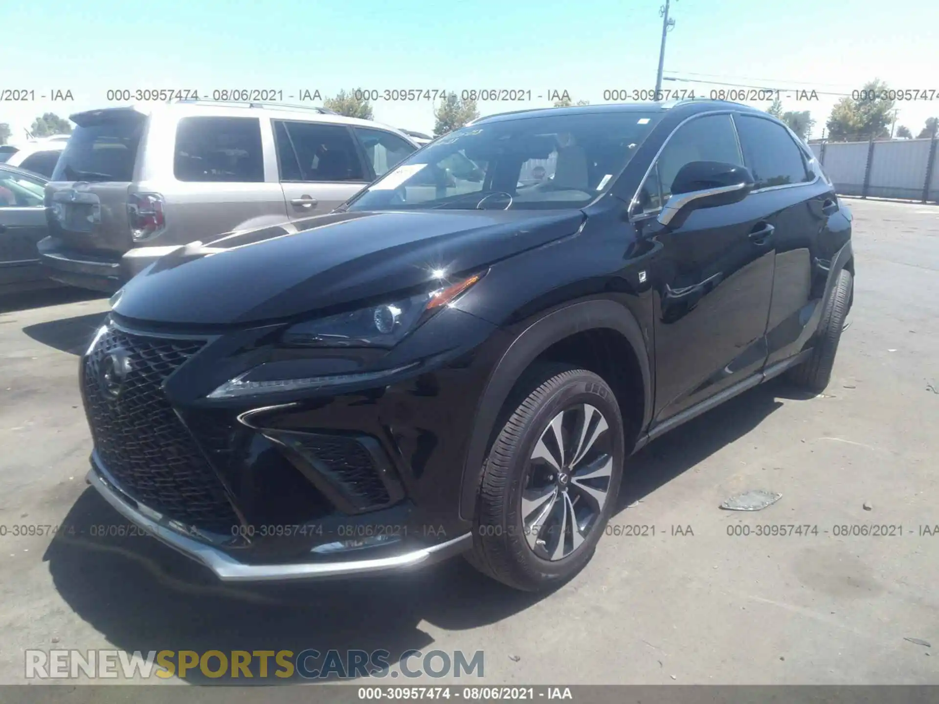 2 Photograph of a damaged car JTJSARDZ6L2235947 LEXUS NX 2020