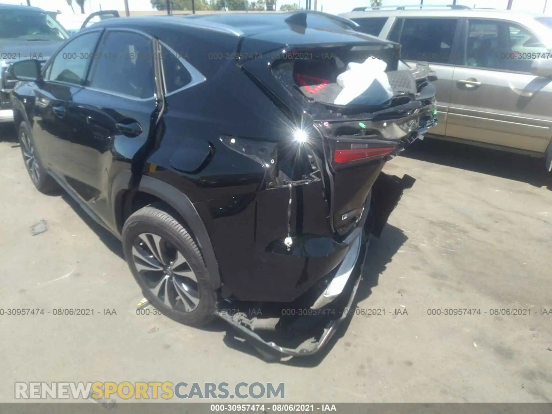 3 Photograph of a damaged car JTJSARDZ6L2235947 LEXUS NX 2020