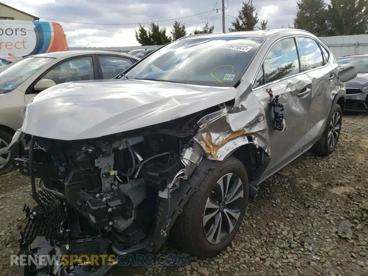 2 Фотография поврежденного автомобиля JTJSARDZ8L5002439 LEXUS NX 2020