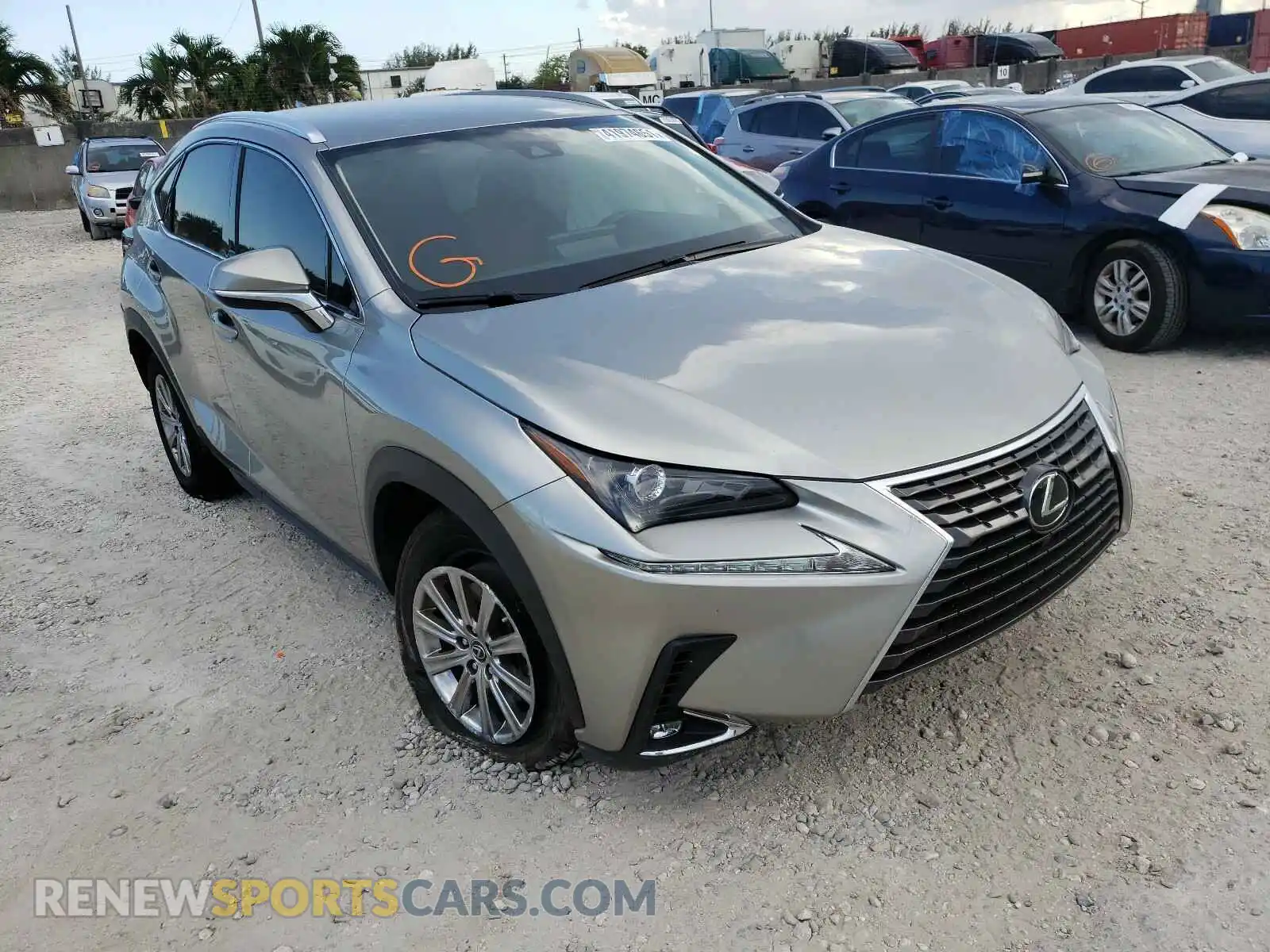 1 Photograph of a damaged car JTJDARBZ0M2188928 LEXUS NX 2021