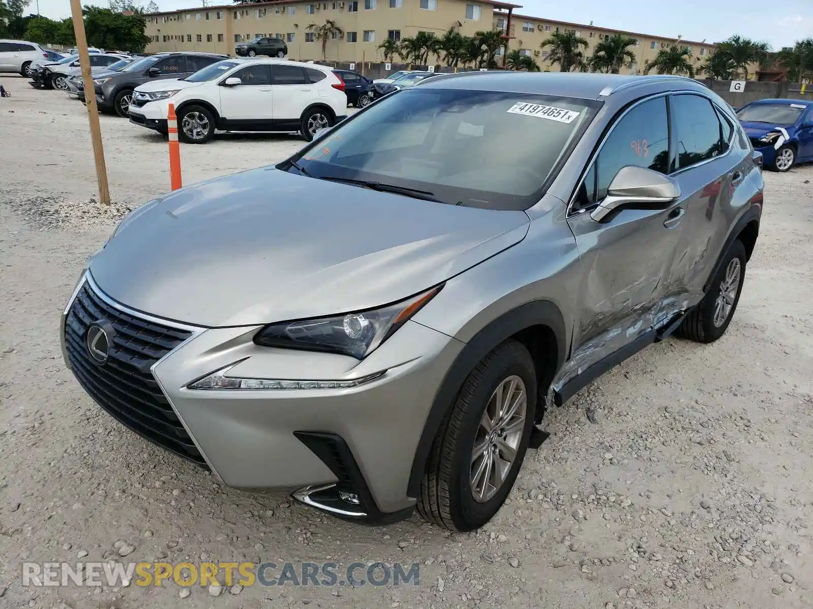 2 Photograph of a damaged car JTJDARBZ0M2188928 LEXUS NX 2021