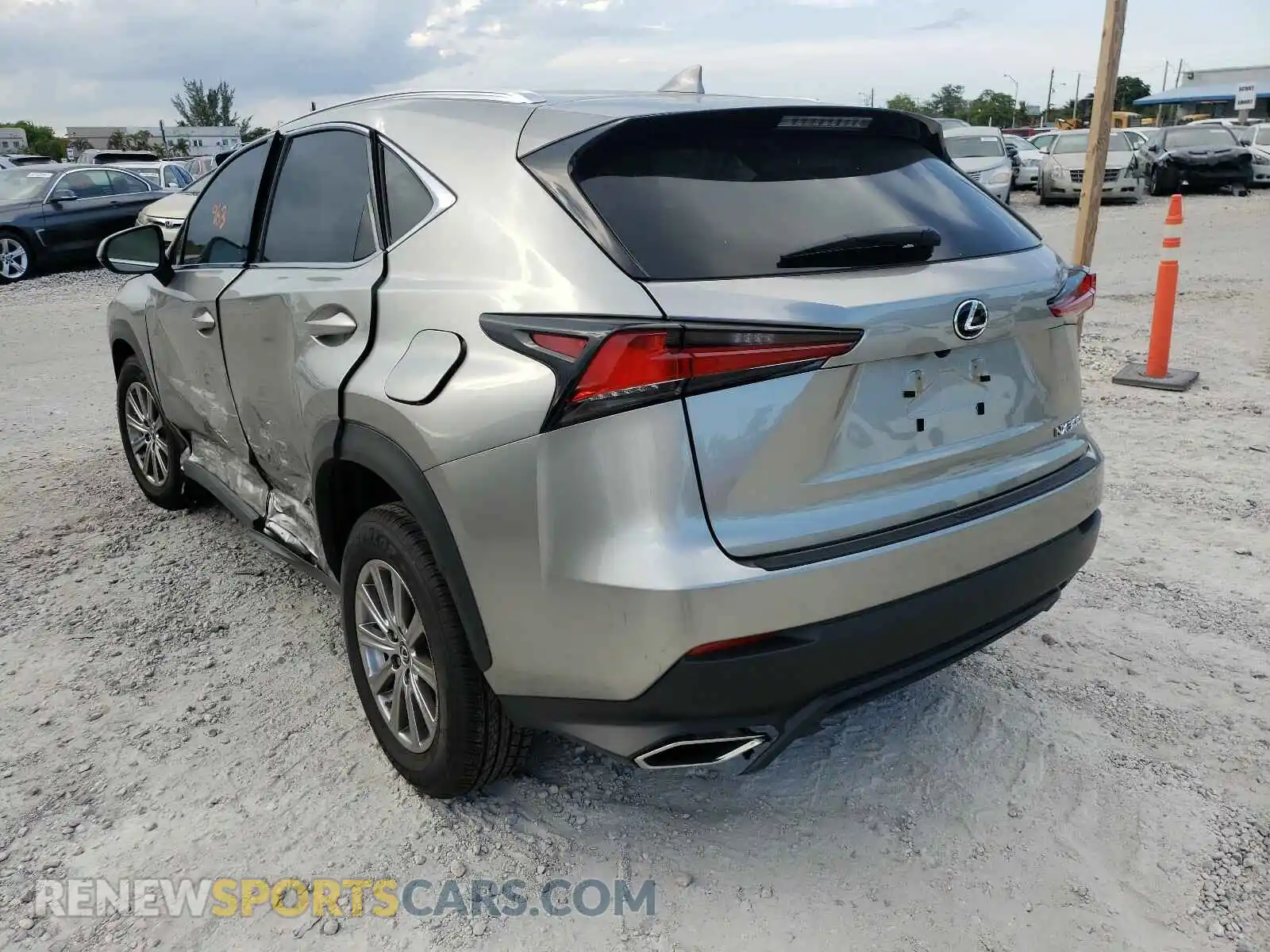 3 Photograph of a damaged car JTJDARBZ0M2188928 LEXUS NX 2021