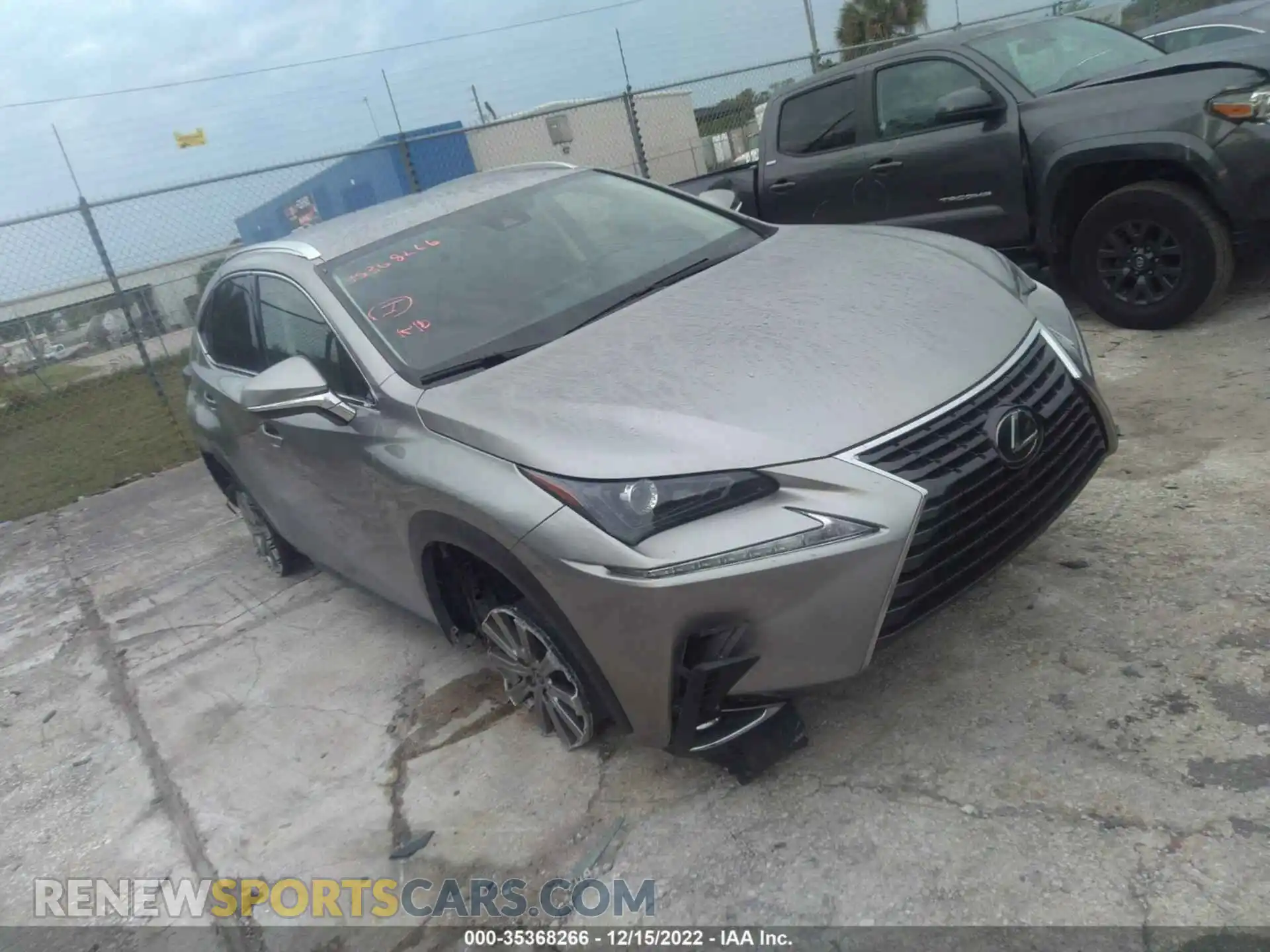 1 Photograph of a damaged car JTJDARBZ0M2194342 LEXUS NX 2021