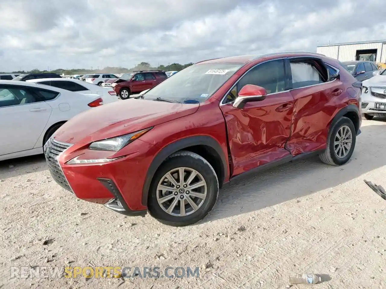 1 Photograph of a damaged car JTJDARBZ1M2178859 LEXUS NX 2021