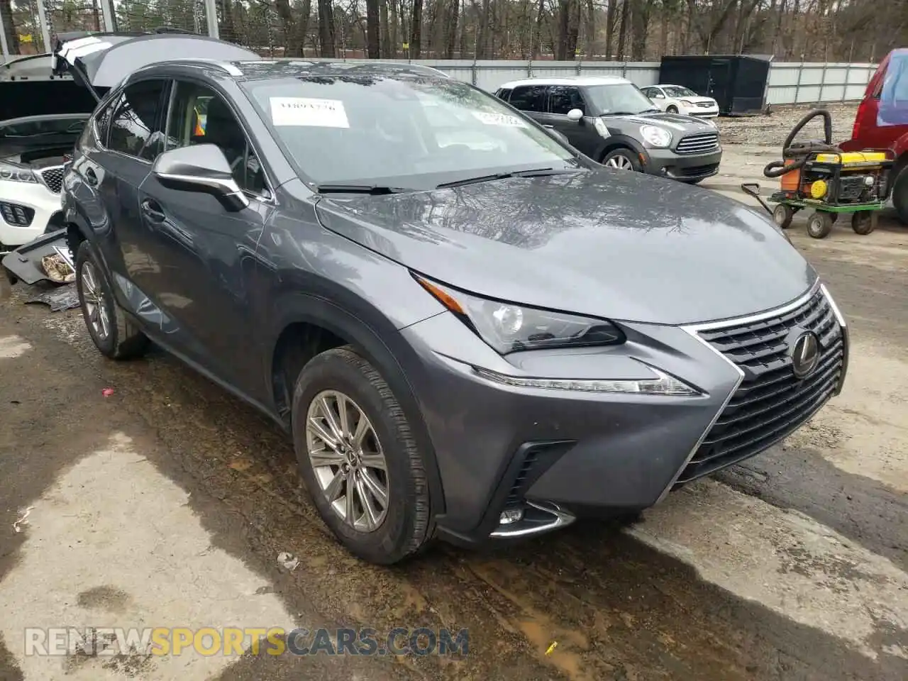 1 Photograph of a damaged car JTJDARBZ1M2179400 LEXUS NX 2021
