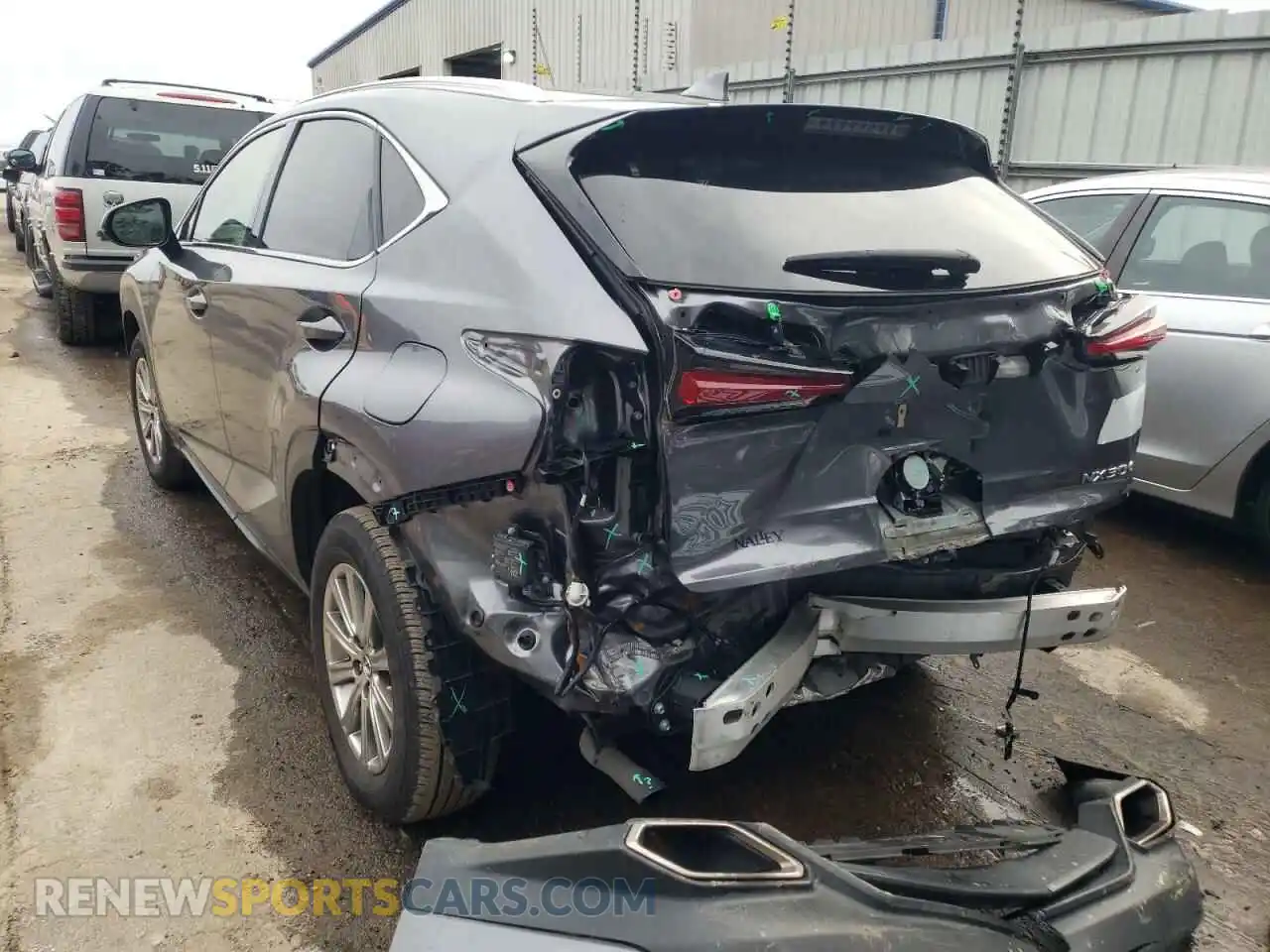 3 Photograph of a damaged car JTJDARBZ1M2179400 LEXUS NX 2021